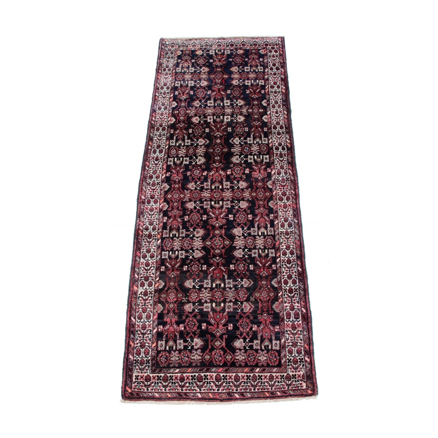 Hand-Knotted Persian Malayer Carpet Runner