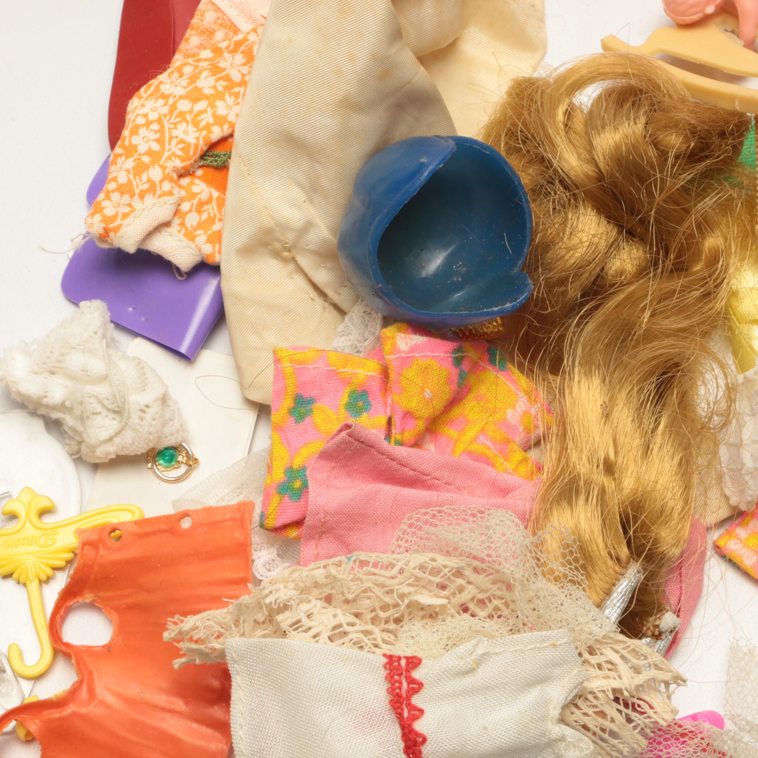 Mattel Barbie and Dawn Dolls with Carrying Cases and Accessories