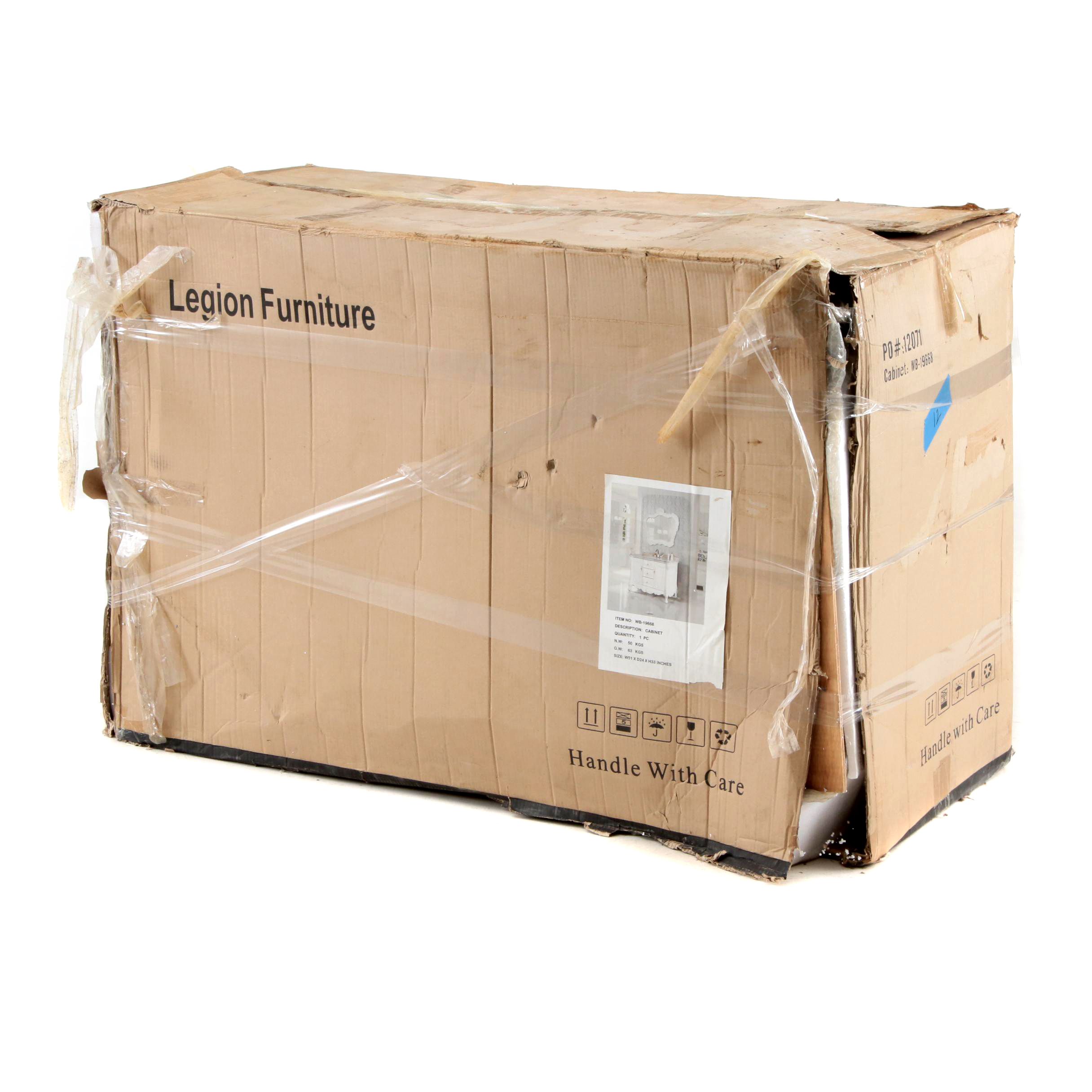 Legion Furniture Bathroom Counter and Sink