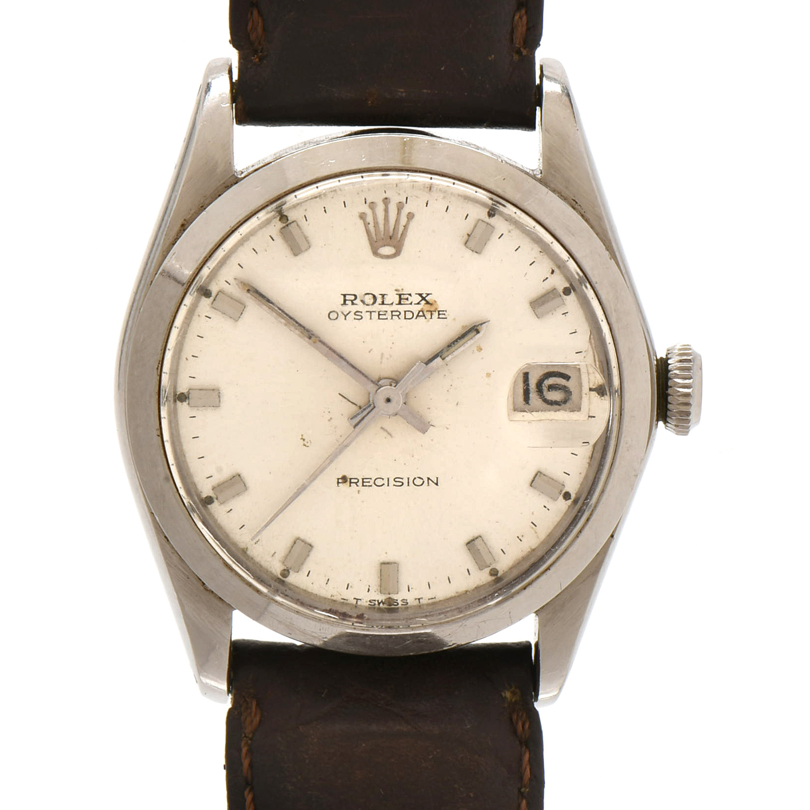 1966 Rolex Oyster Date 6466 Stainless Steel Watch