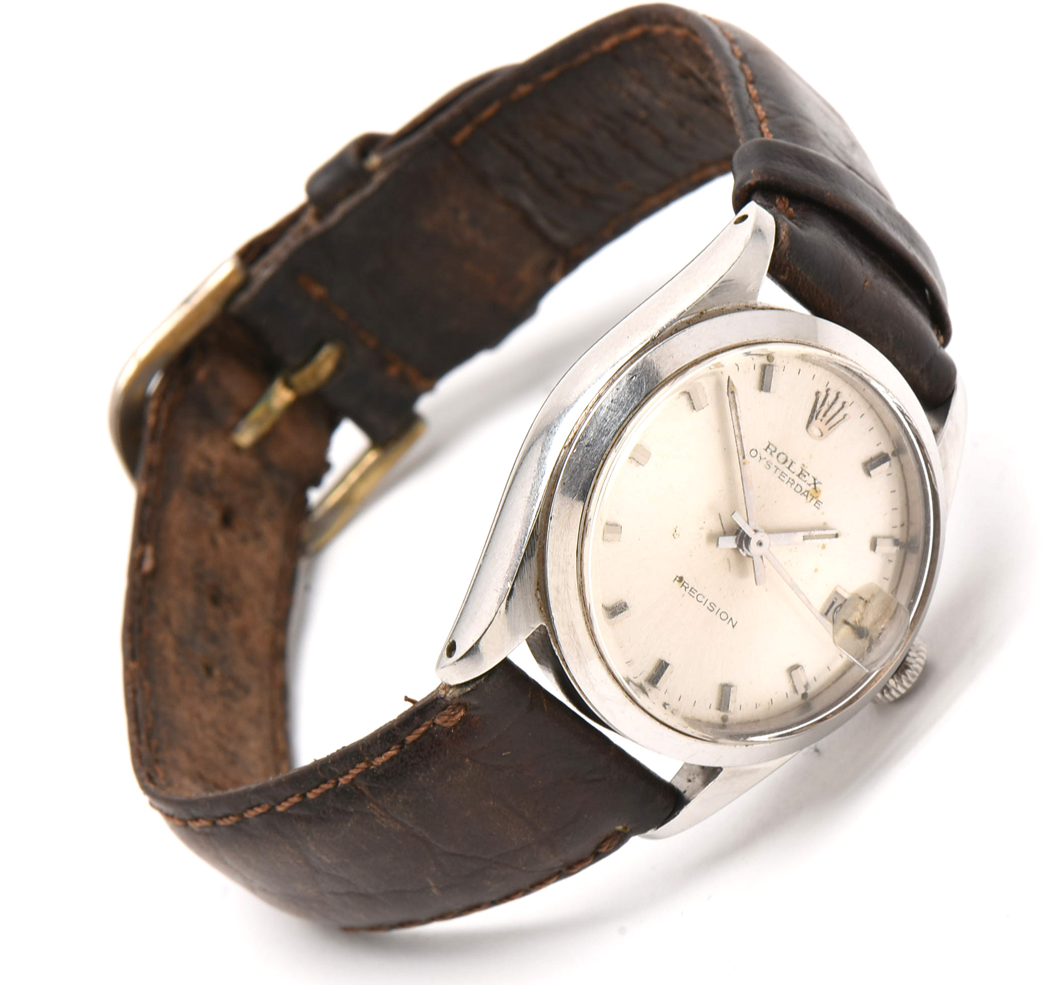 1966 Rolex Oyster Date 6466 Stainless Steel Watch