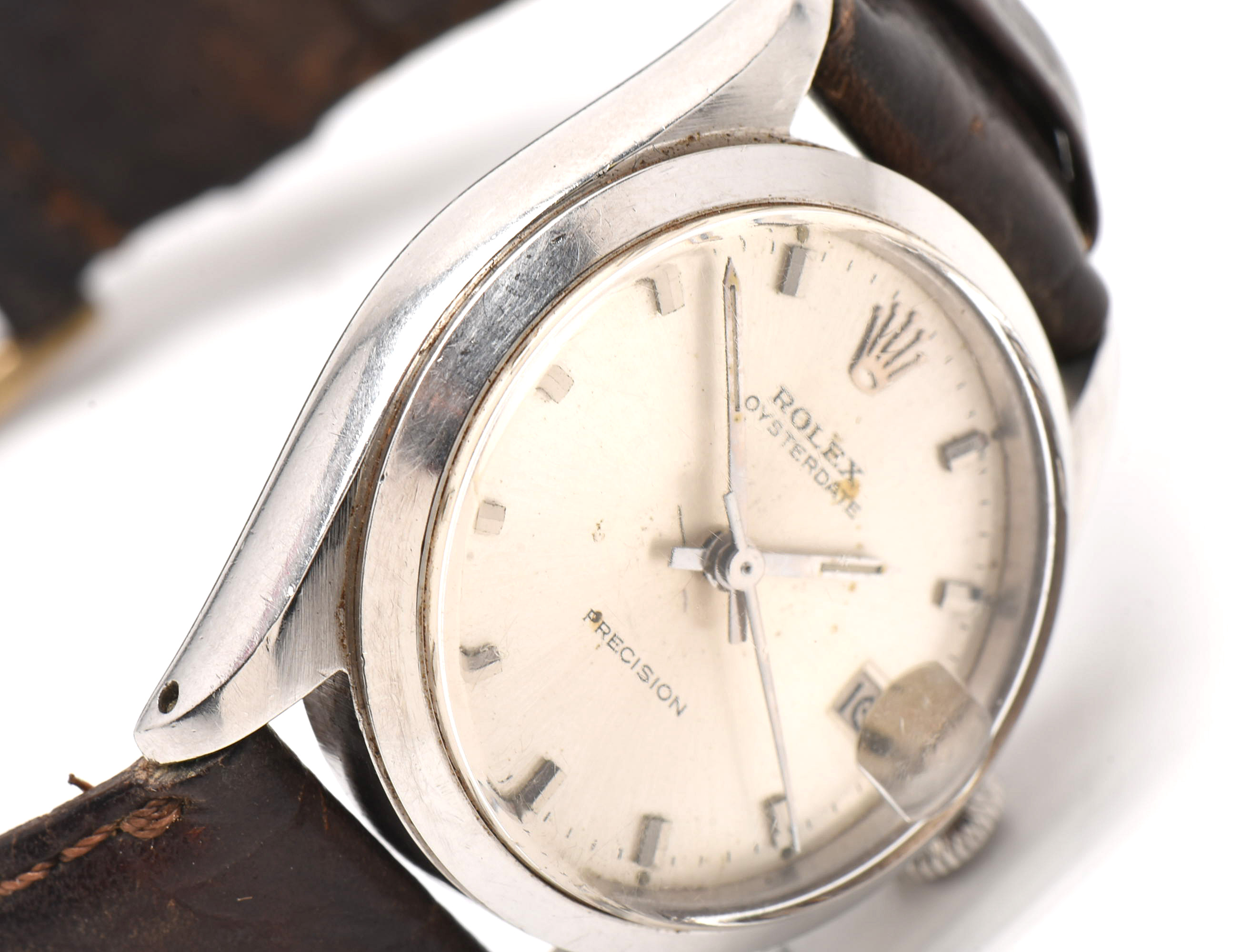 1966 Rolex Oyster Date 6466 Stainless Steel Watch
