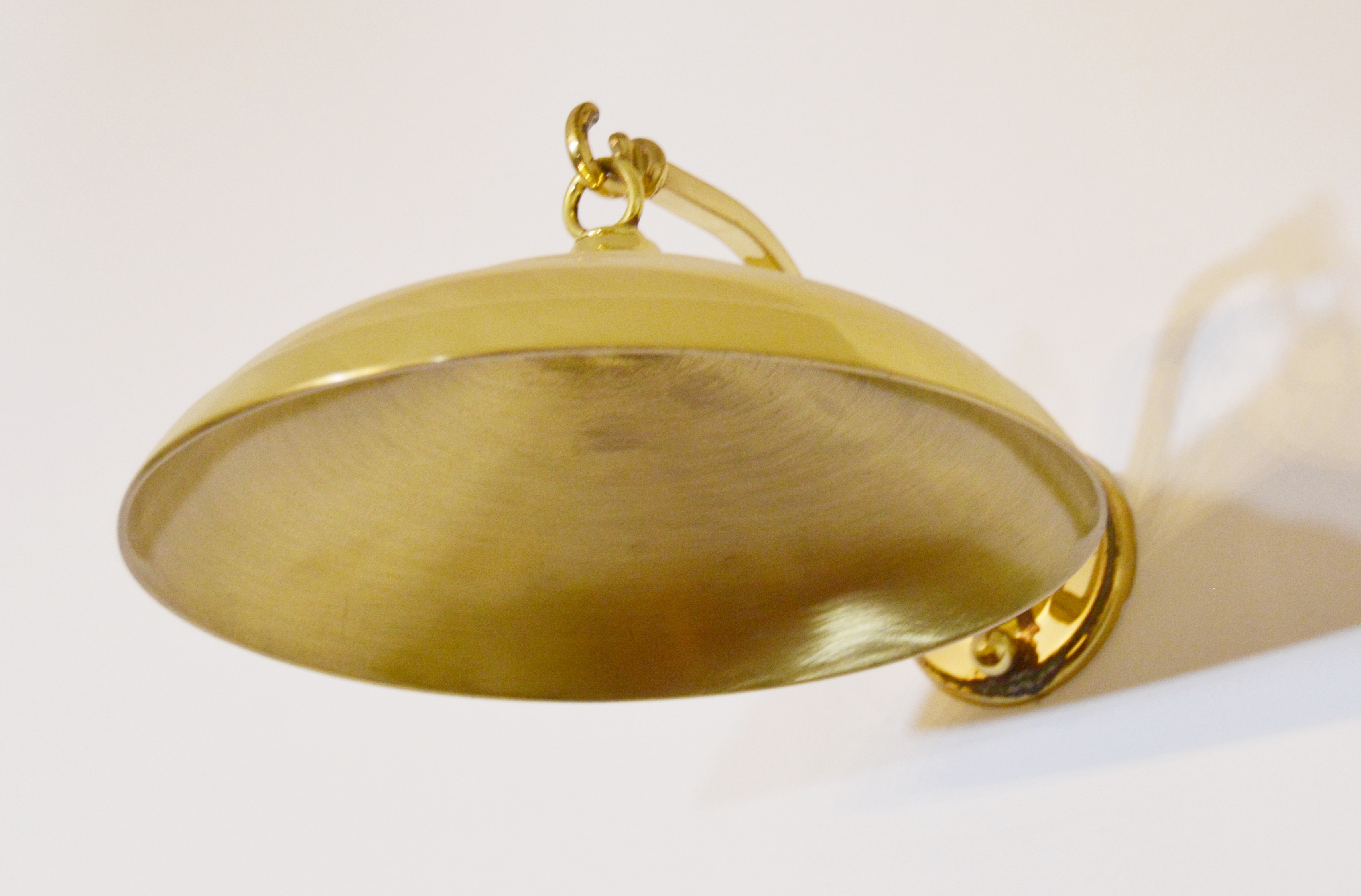 Brass Candle Sconces with Smoke Bells