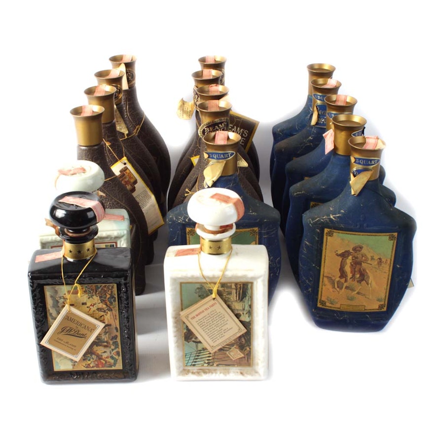 Vintage Jim Beam Collector's Bottles