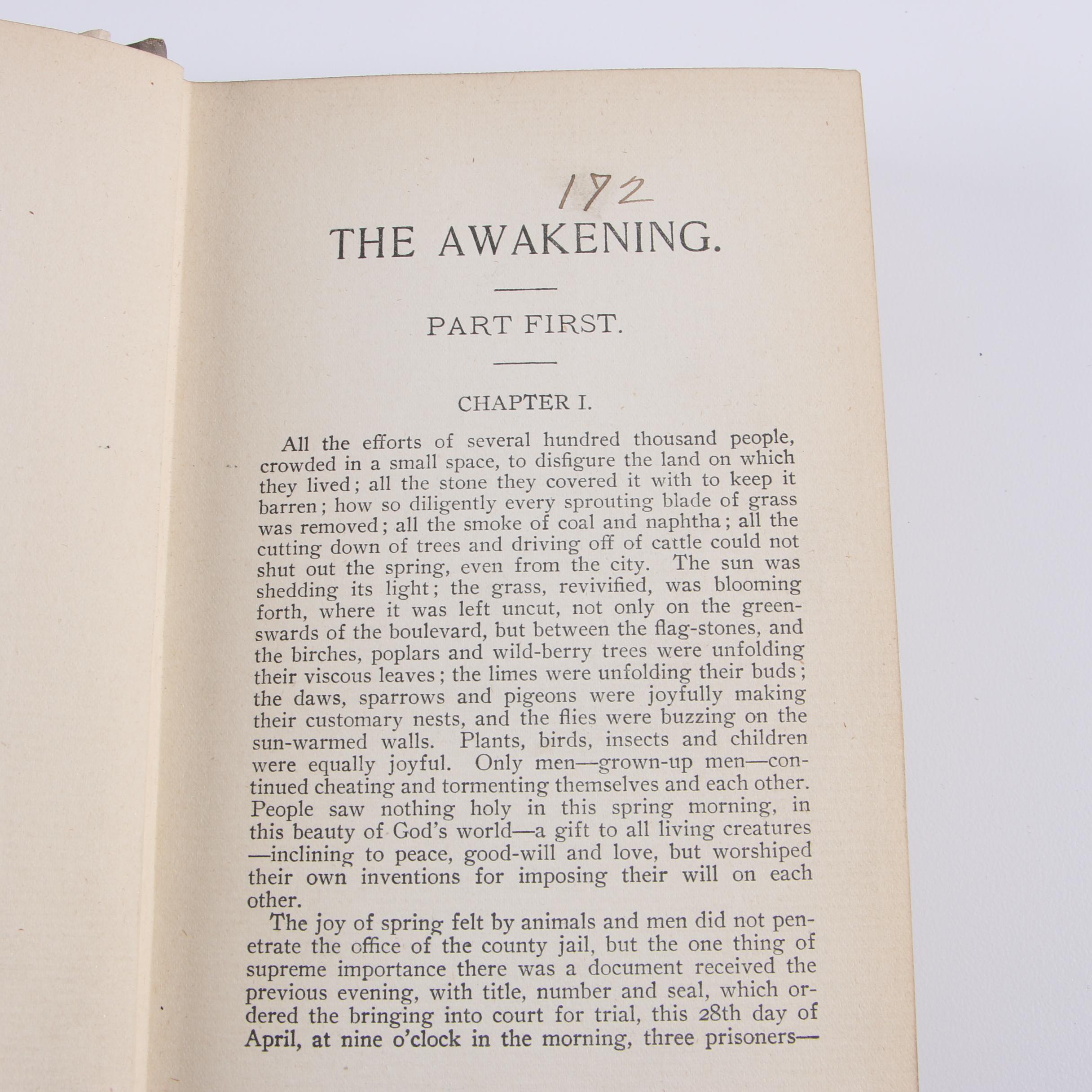 1900 "The Awakening" by Leo Tolstoy