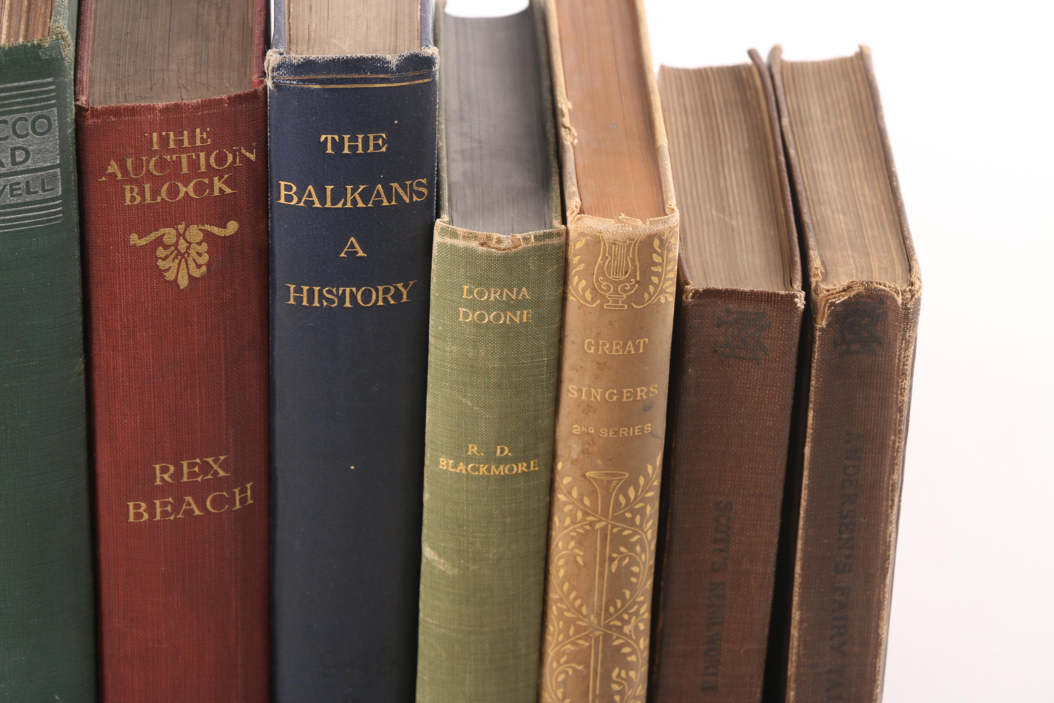 1915 "The Balkans" and Other Vintage and Antique Books