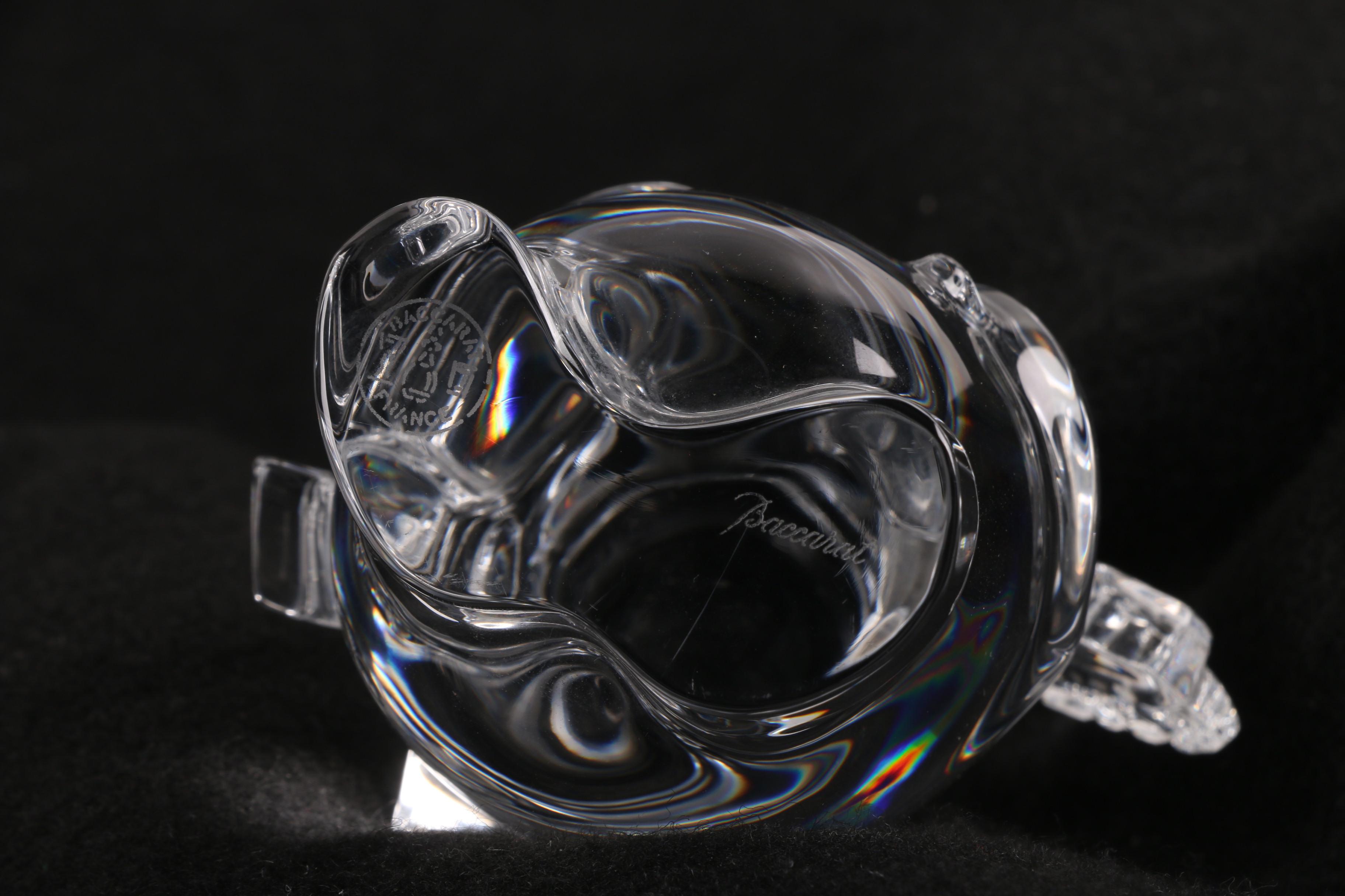 Waterford Crystal Dreidel and Christmas Tree with Baccarat Crystal Snowman