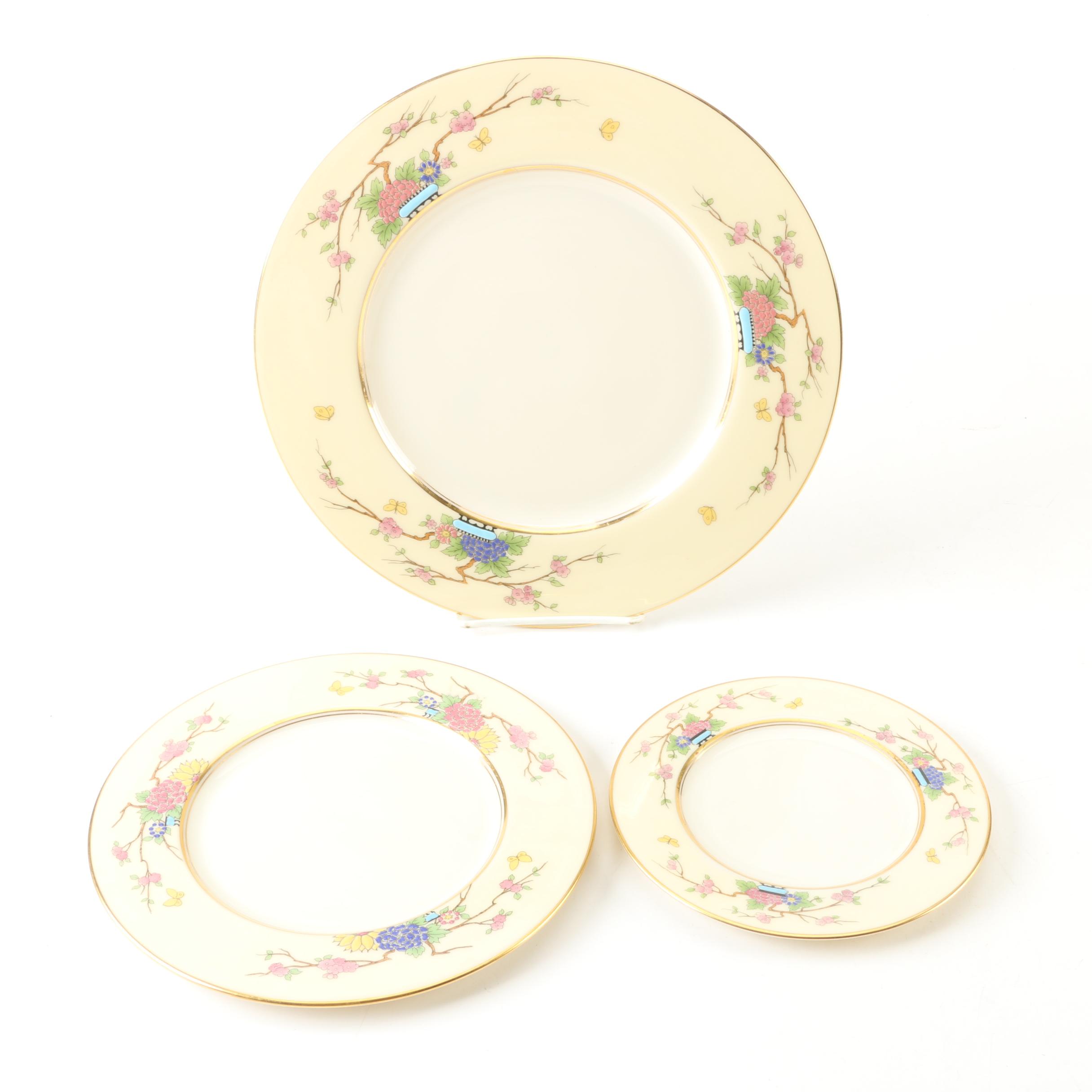 Vintage Lenox "Mandarin" Bone China Plates