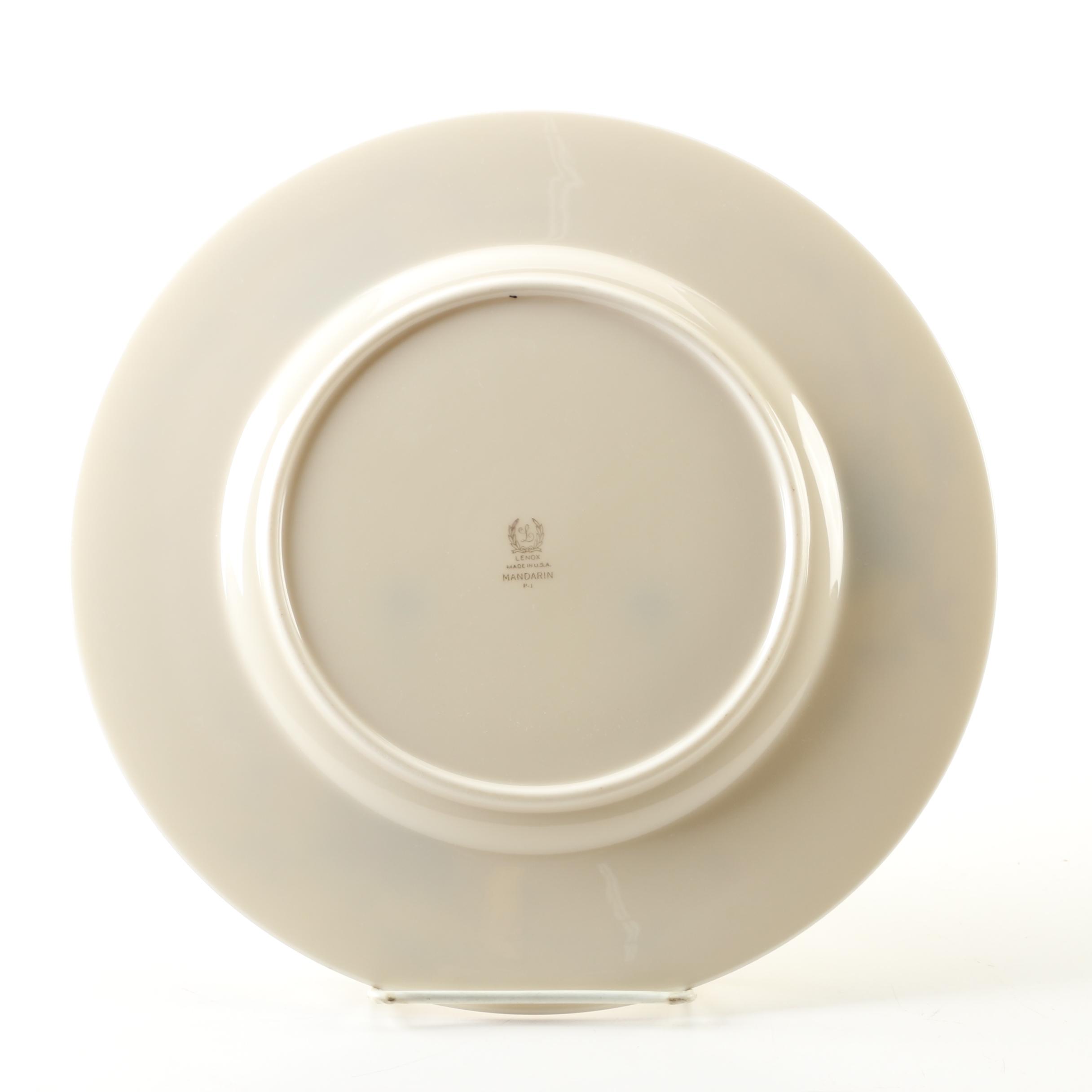 Vintage Lenox "Mandarin" Bone China Plates