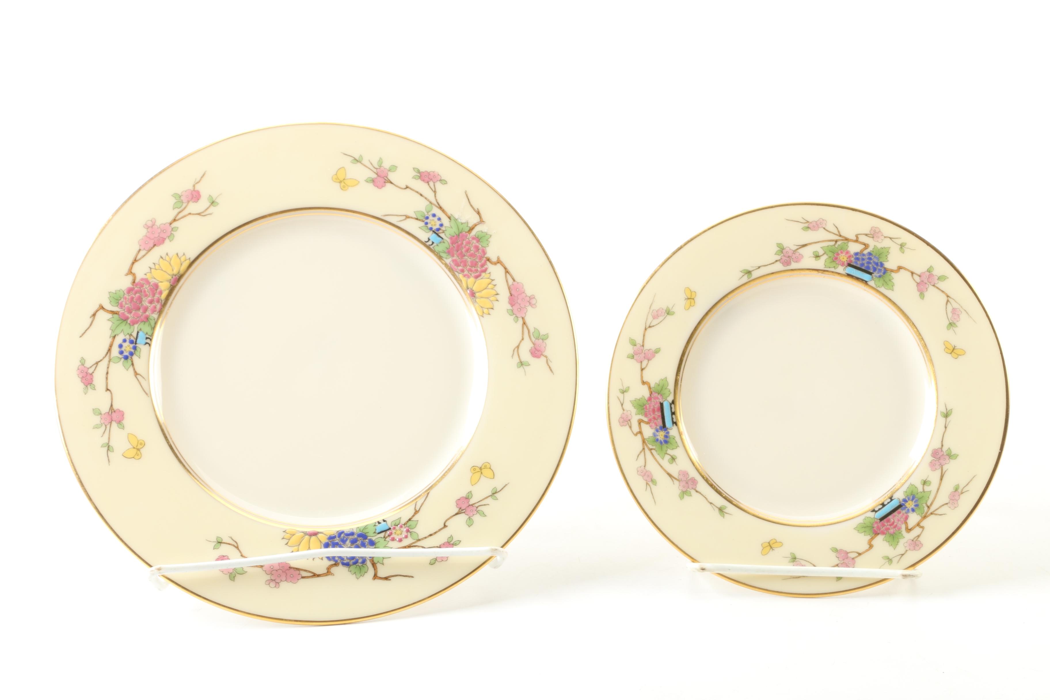 Vintage Lenox "Mandarin" Bone China Plates