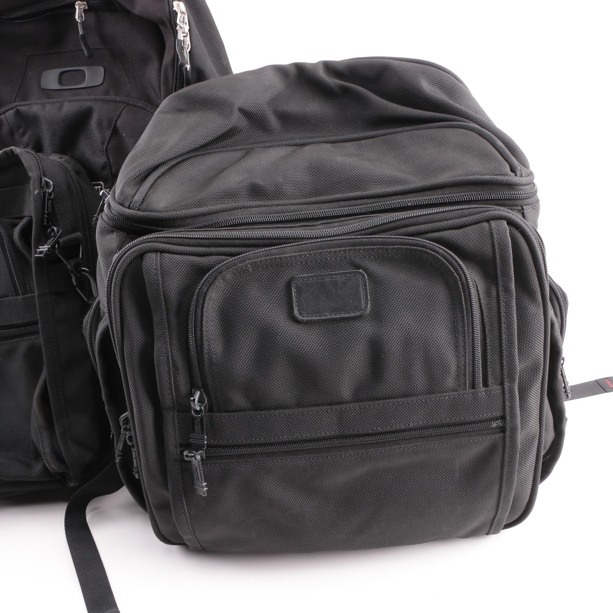 Tumi Backpack and Messenger Bag with Oakley Factory Pilot Backpack