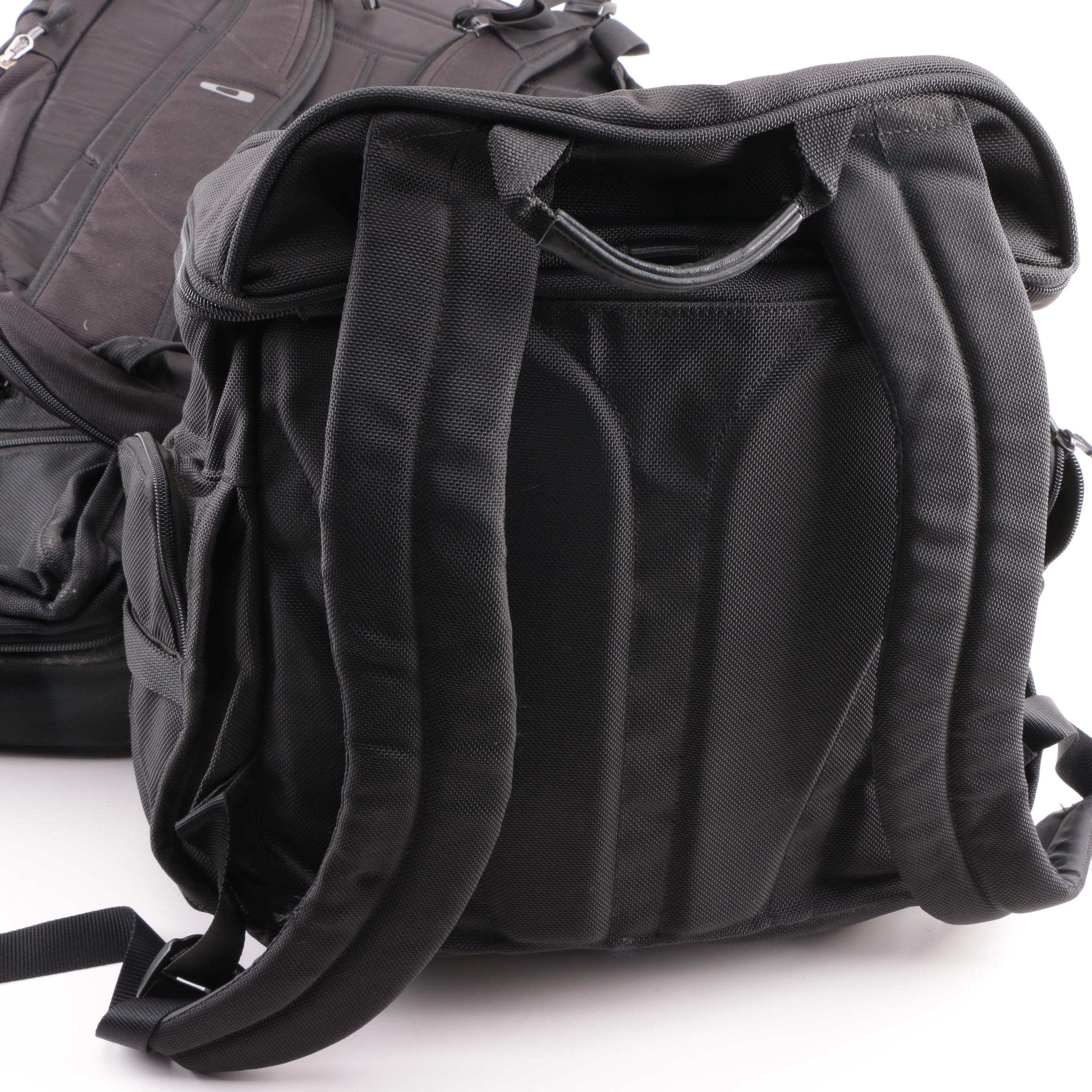 Tumi Backpack and Messenger Bag with Oakley Factory Pilot Backpack