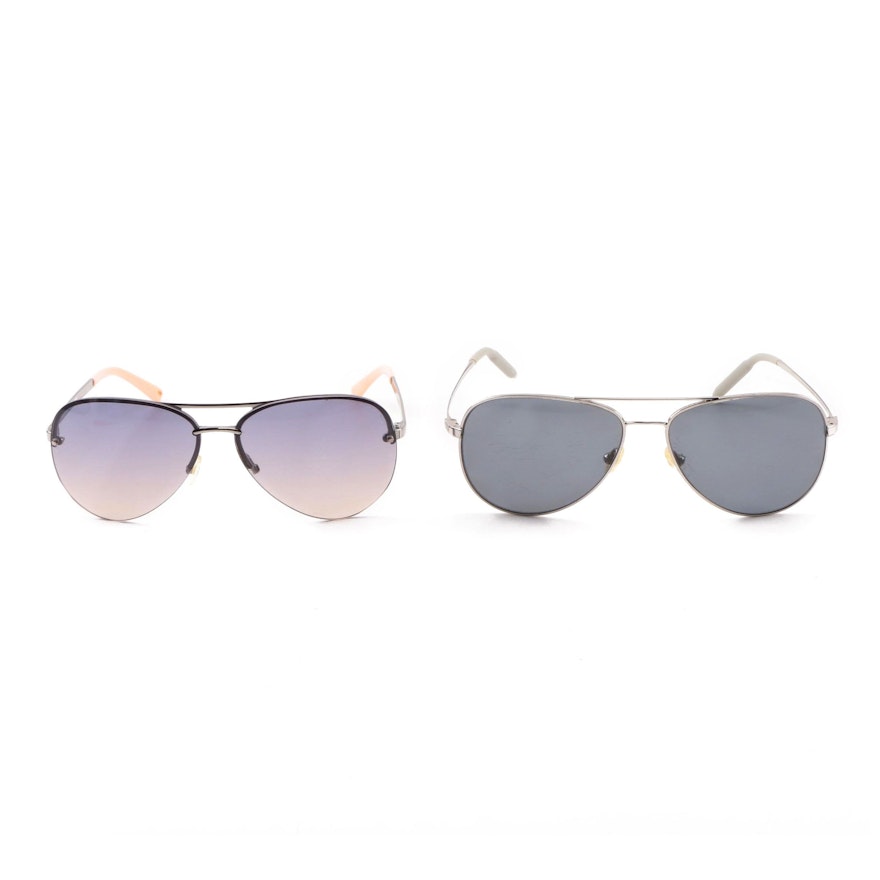 Juicy Couture Genre/S and Mosley Tribes Raynes Aviator Sunglasses