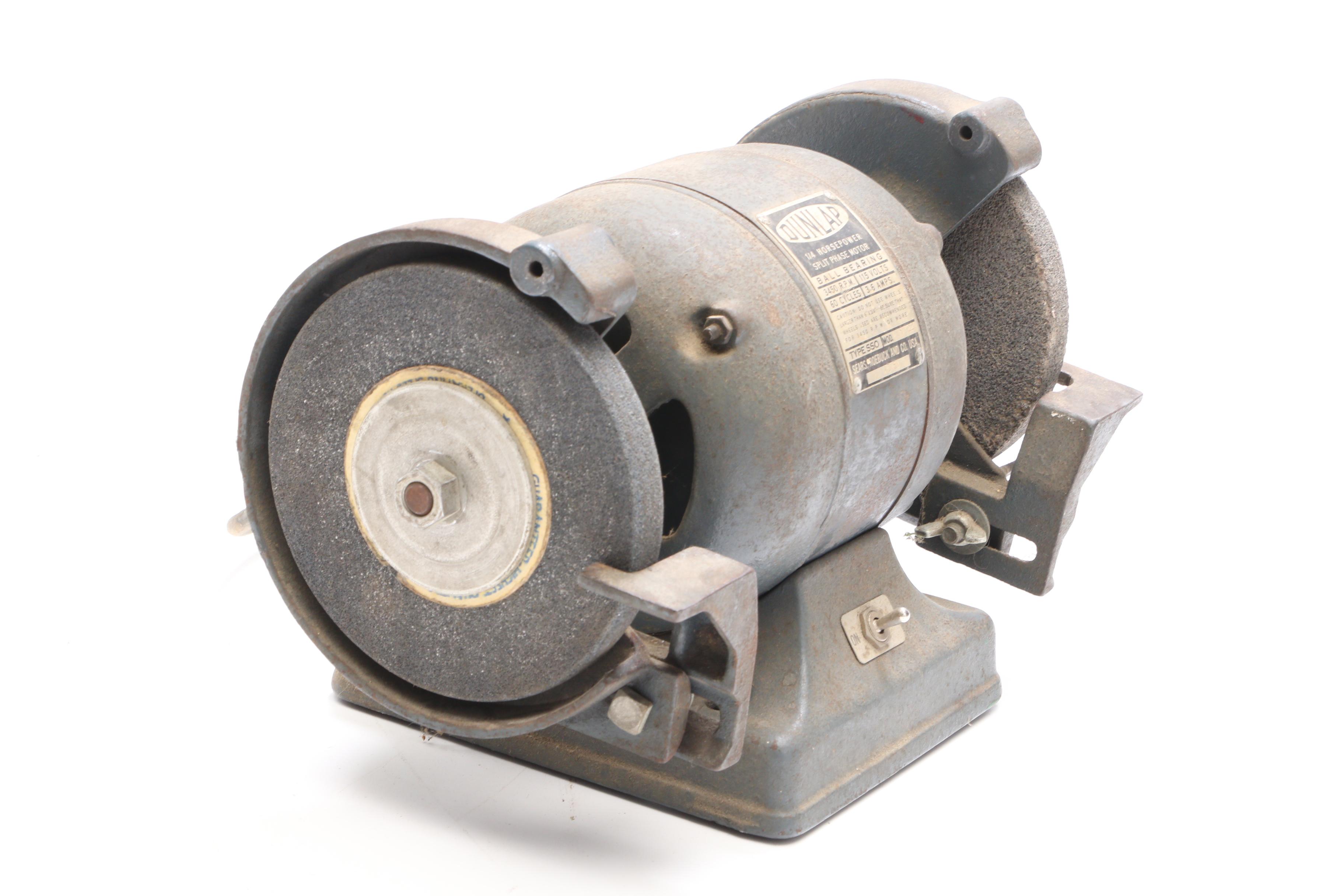 Dunlap Motorized Bench Grinder