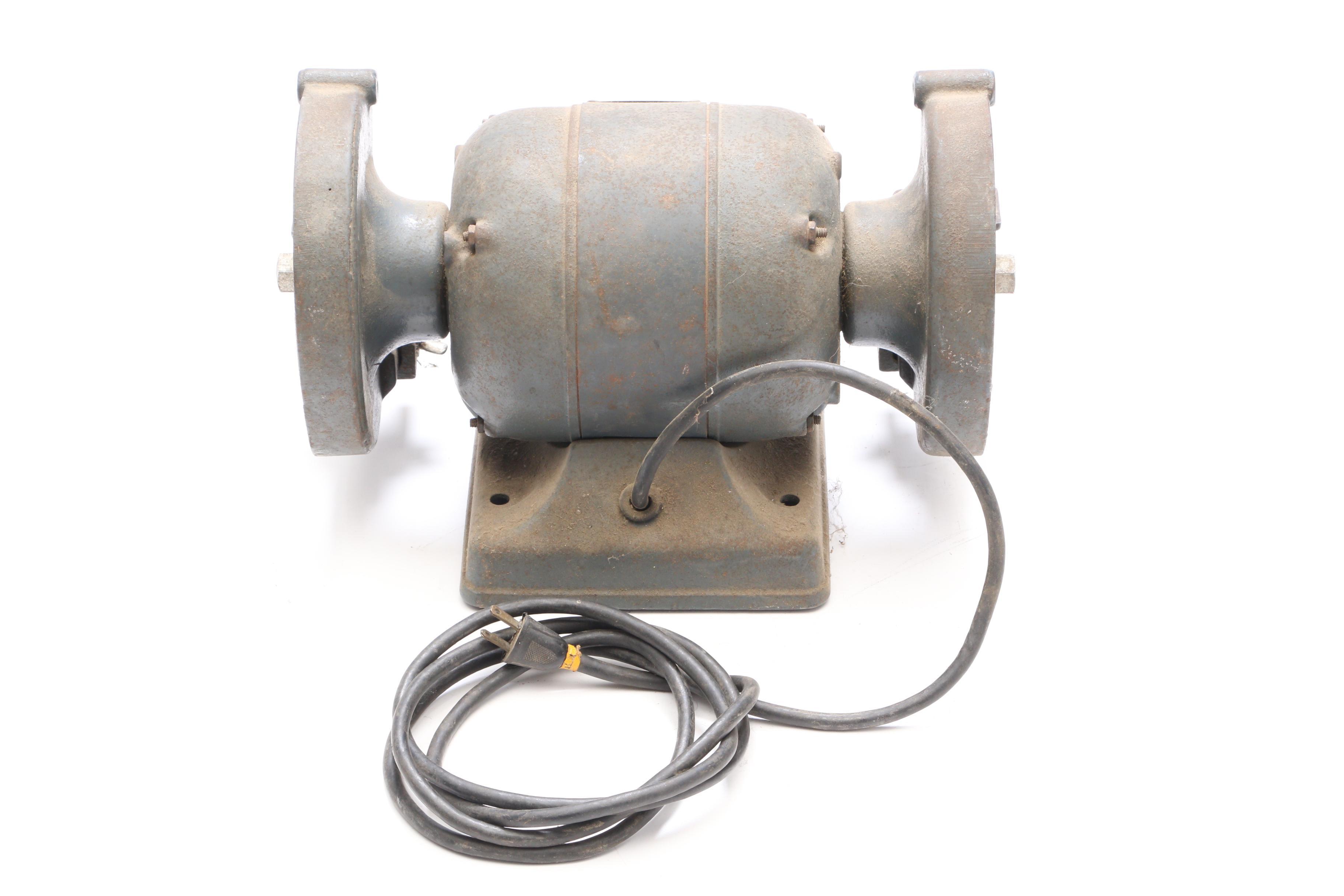 Dunlap Motorized Bench Grinder