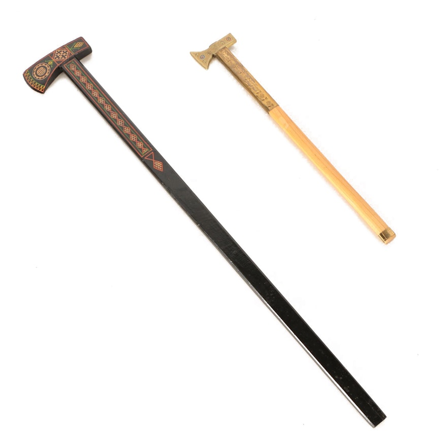 Ceremonial Painted Axes