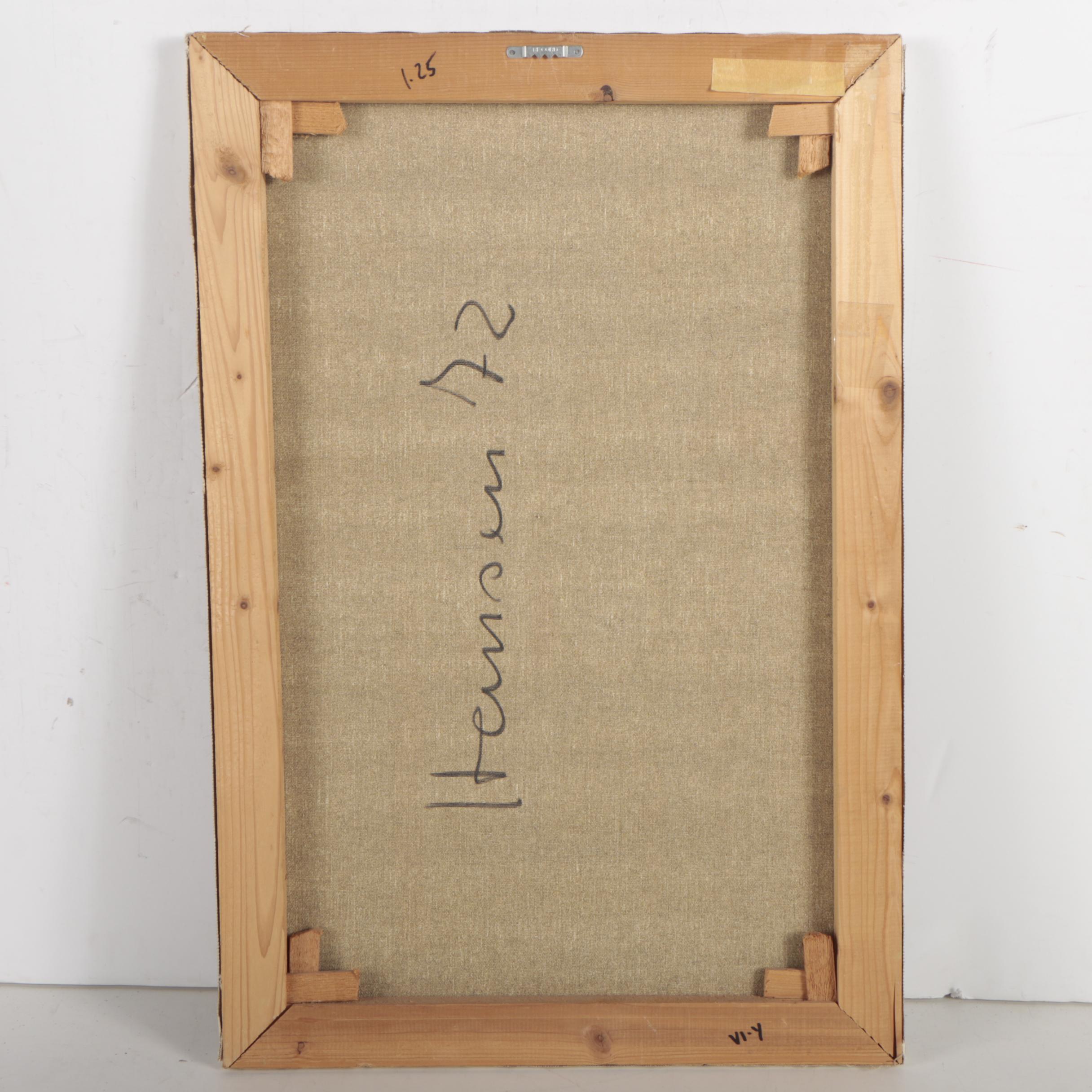 Hansen Abstract Cityscape Oil Painting