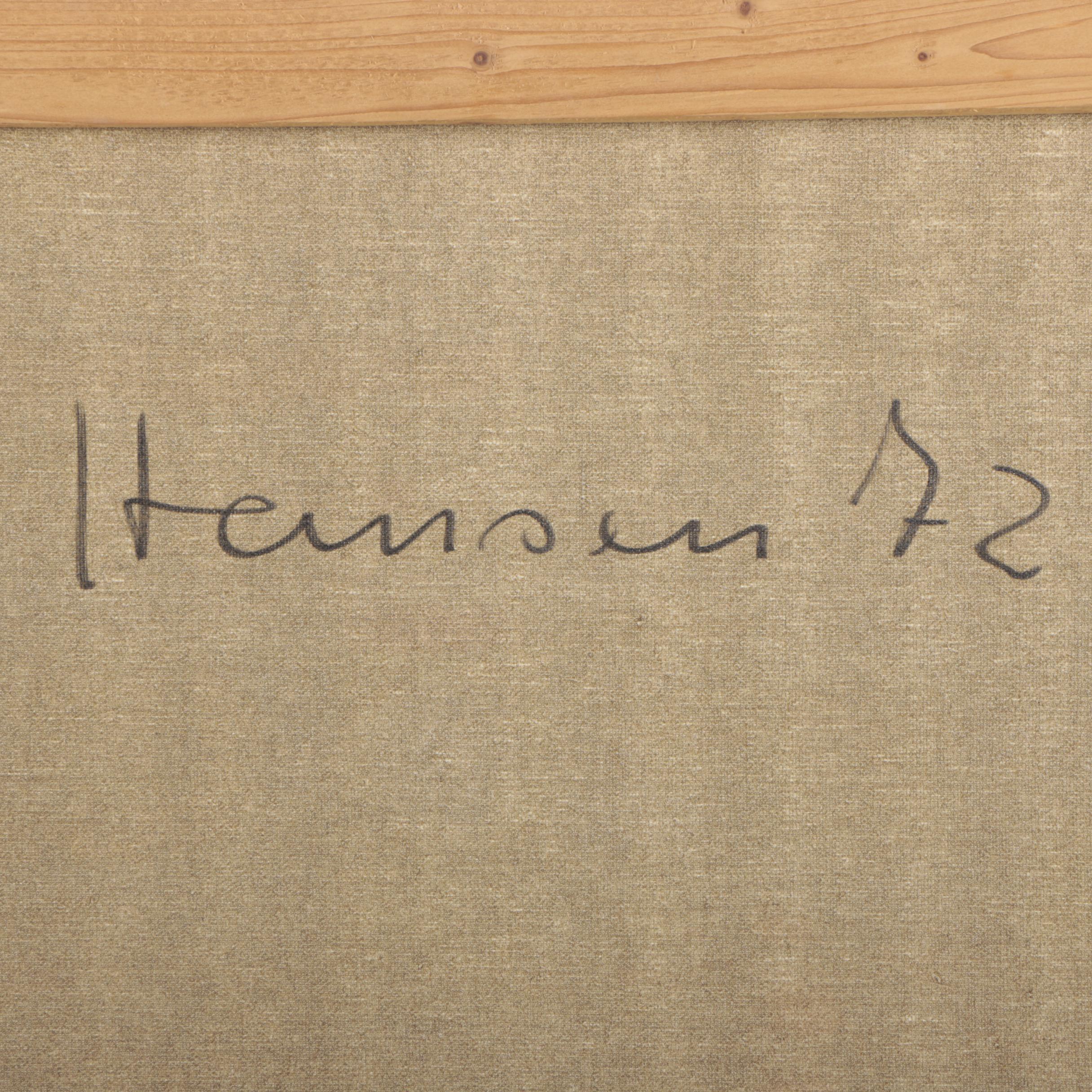 Hansen Abstract Cityscape Oil Painting