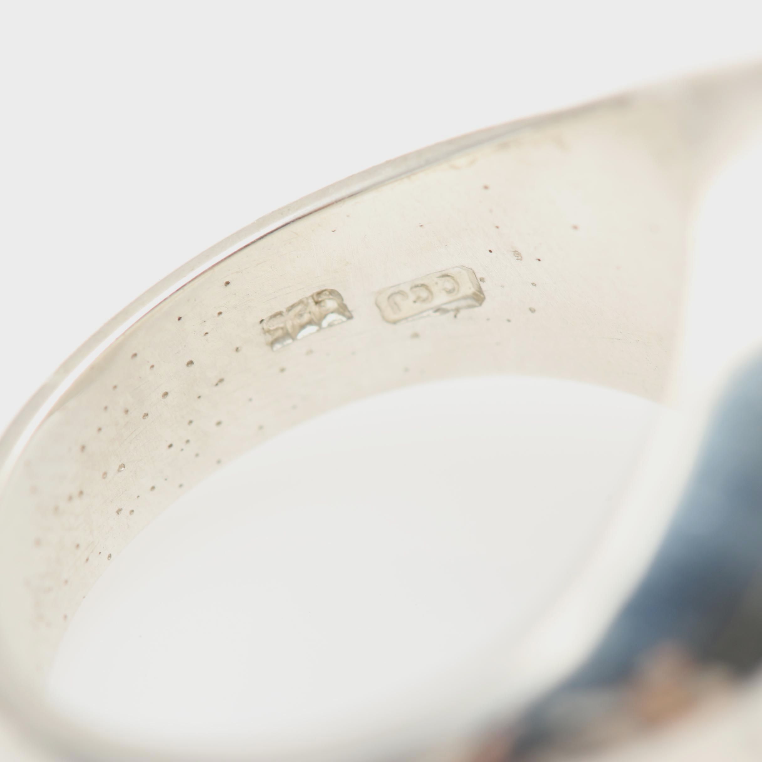 Sterling Silver Insignia Ring