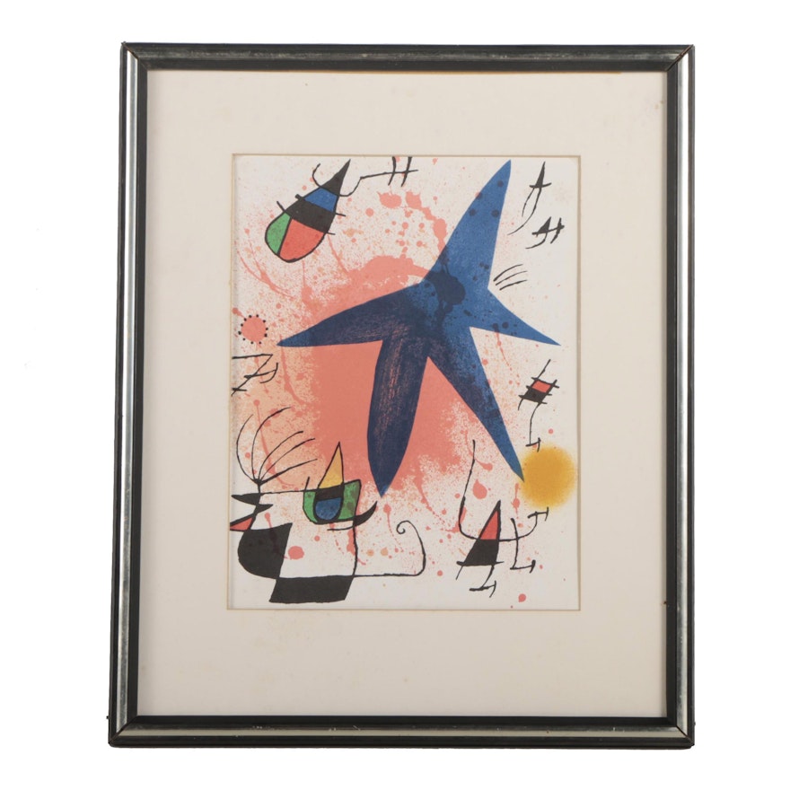 Joan Miró Color Lithograph