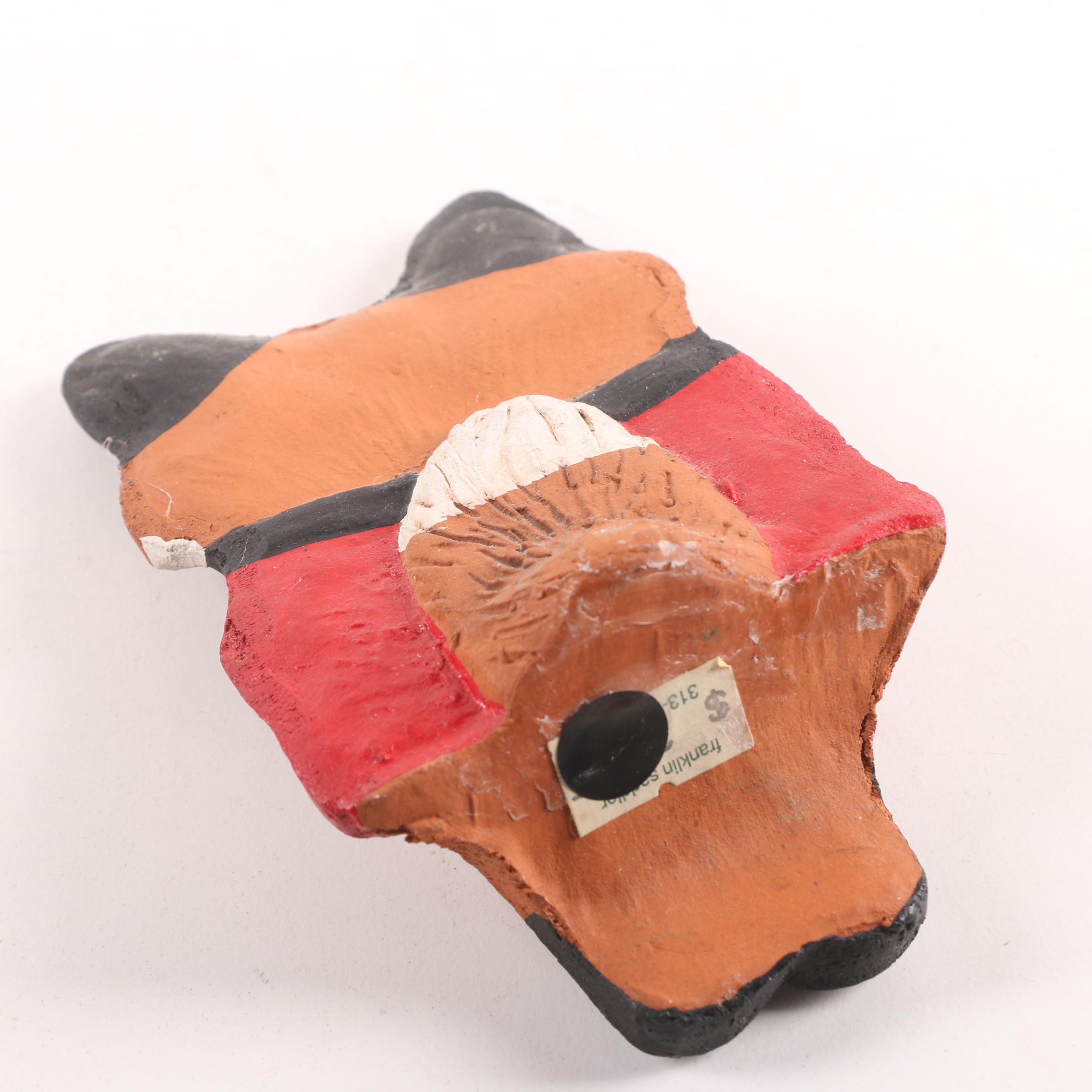 Beswick "Siamese Kittens" Figurine and Hunting Themed Fox Shelf Sitter