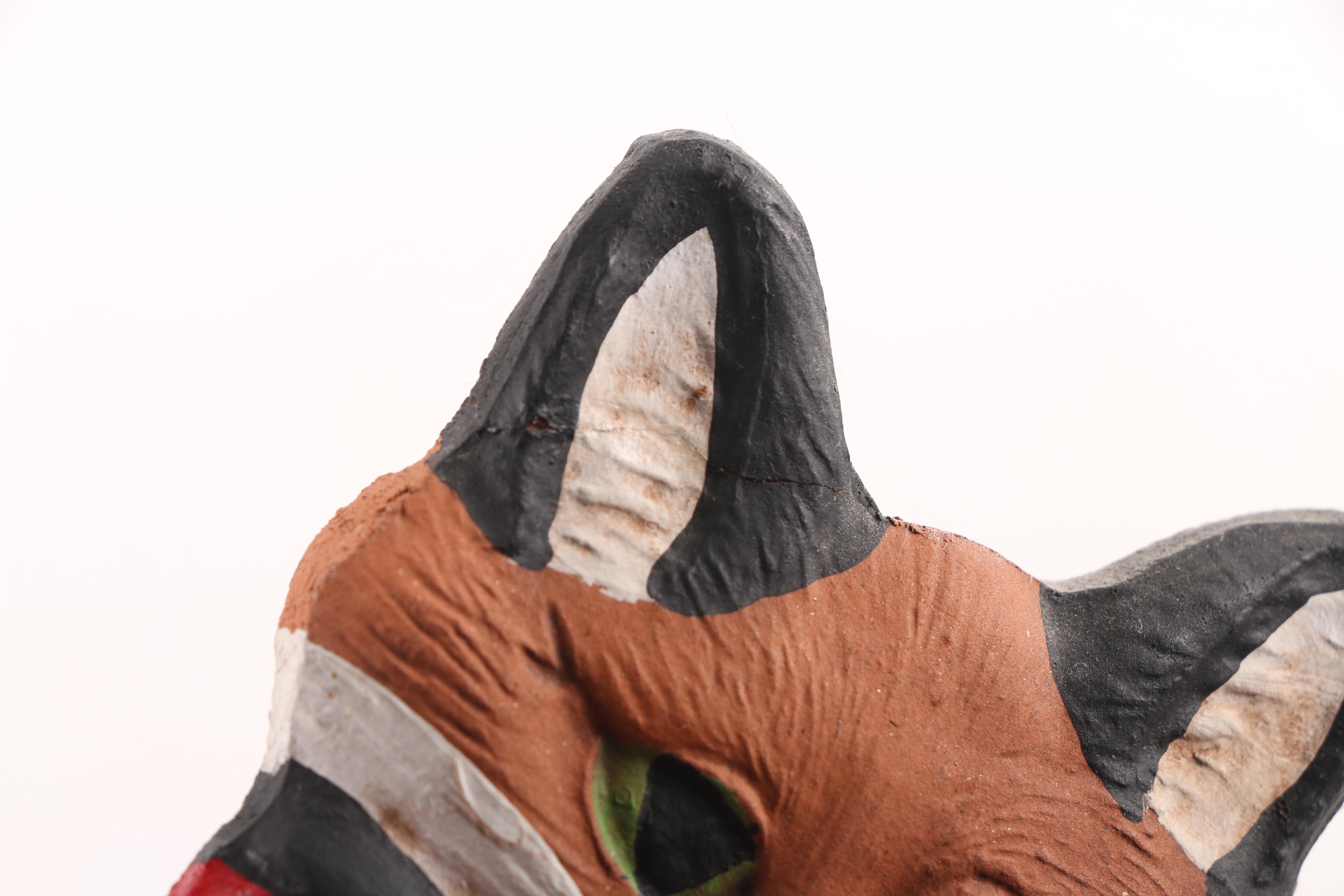 Beswick "Siamese Kittens" Figurine and Hunting Themed Fox Shelf Sitter