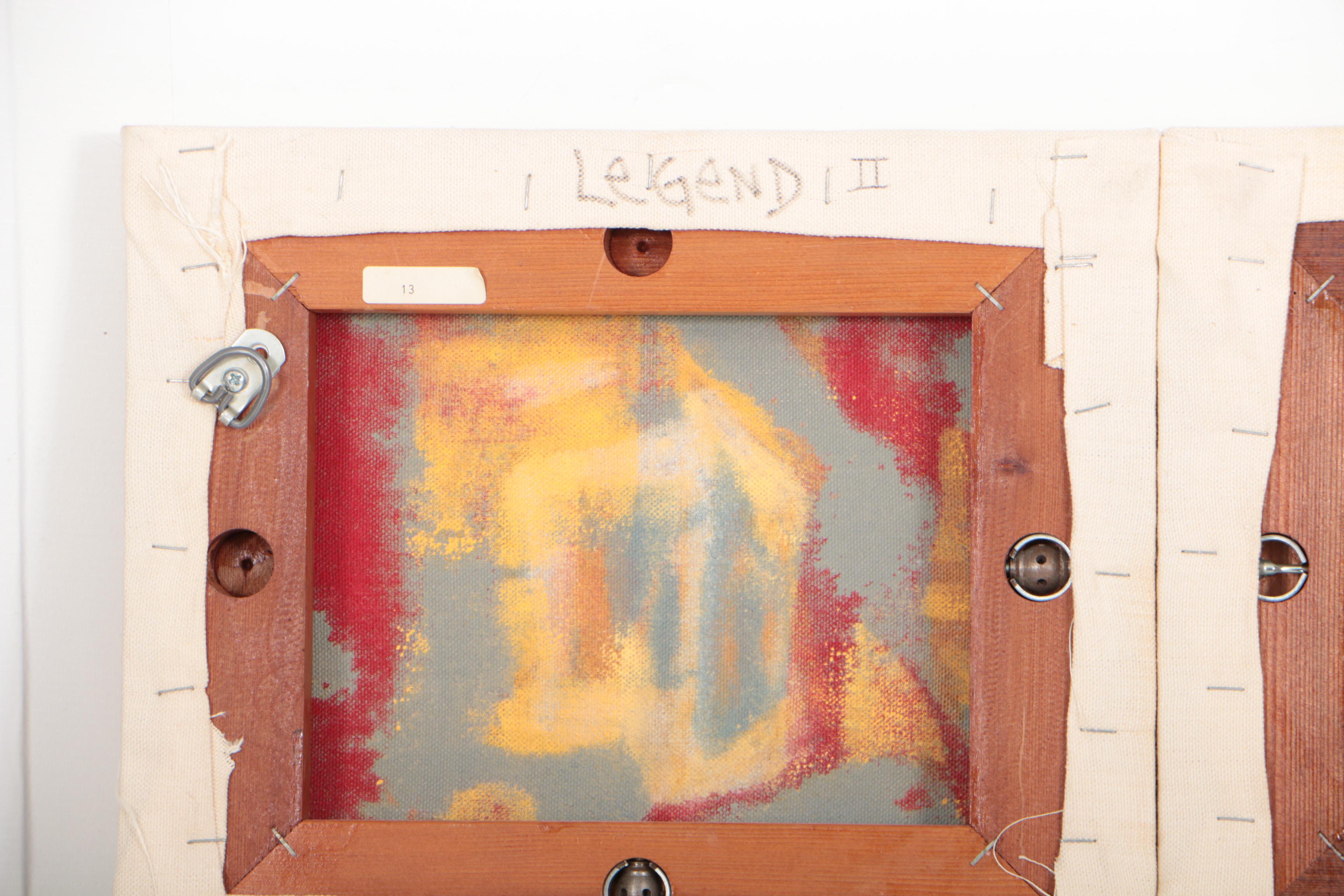 Tom Levine 2003 Oil Painting on Linen "Legend II"