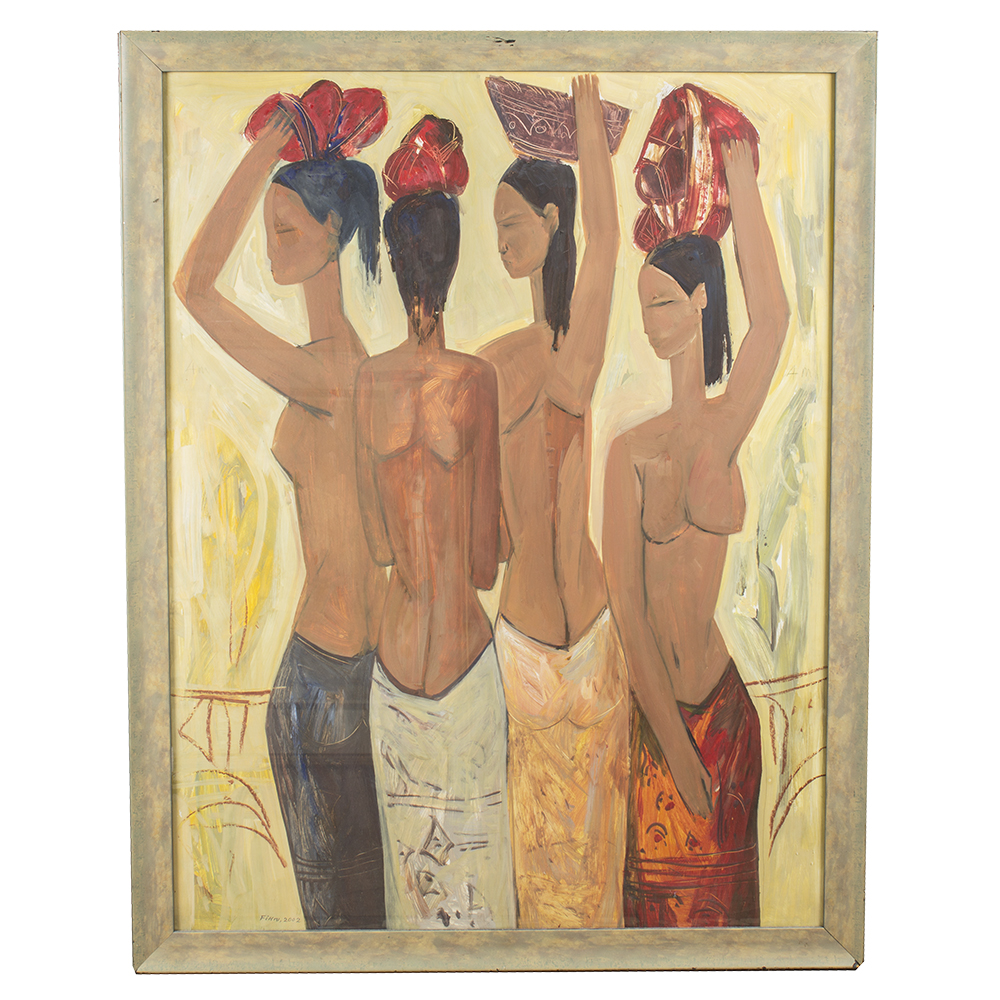 Fikru Gebre Mariam Acrylic Painting