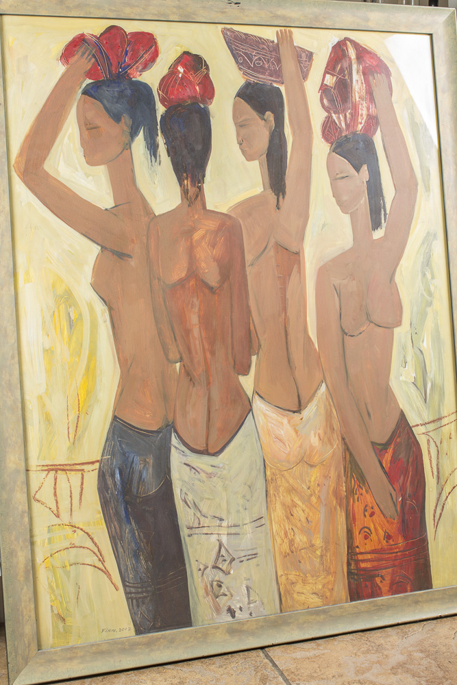 Fikru Gebre Mariam Acrylic Painting