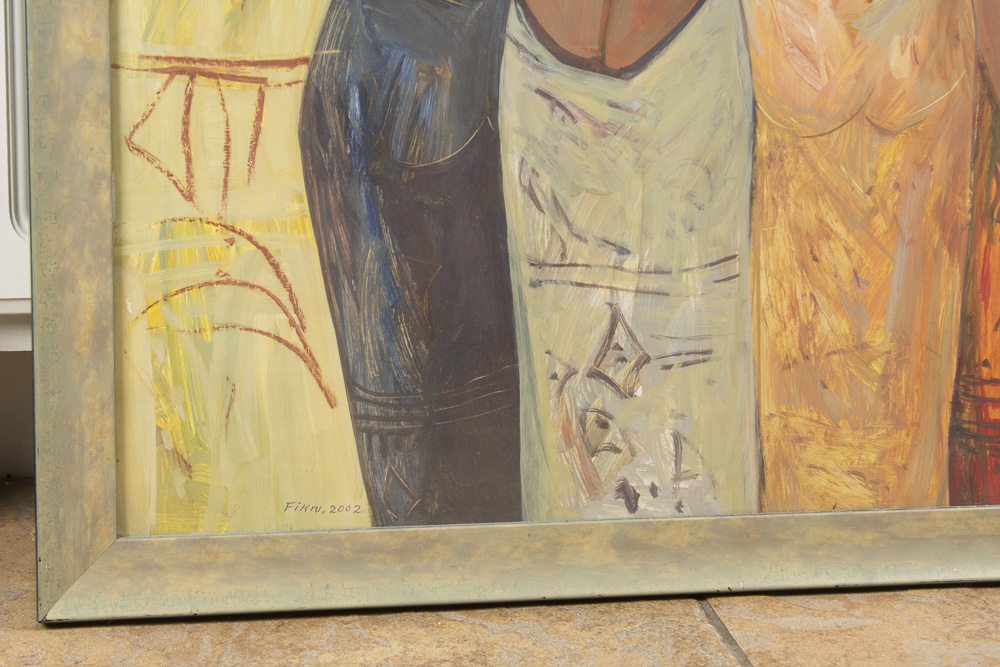 Fikru Gebre Mariam Acrylic Painting