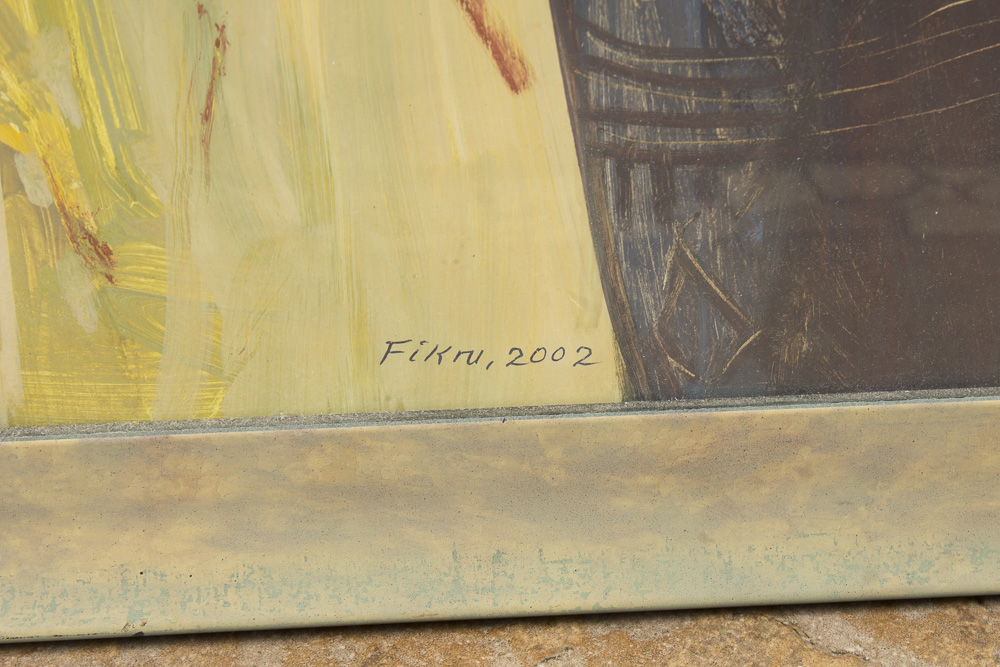 Fikru Gebre Mariam Acrylic Painting