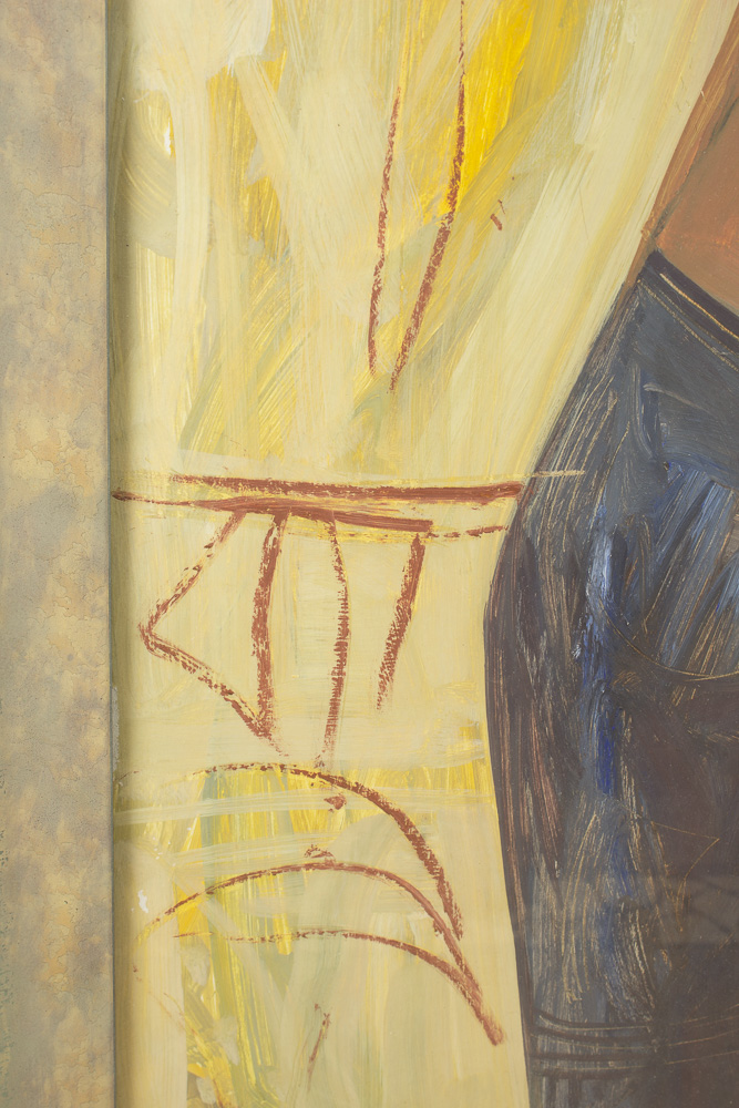 Fikru Gebre Mariam Acrylic Painting