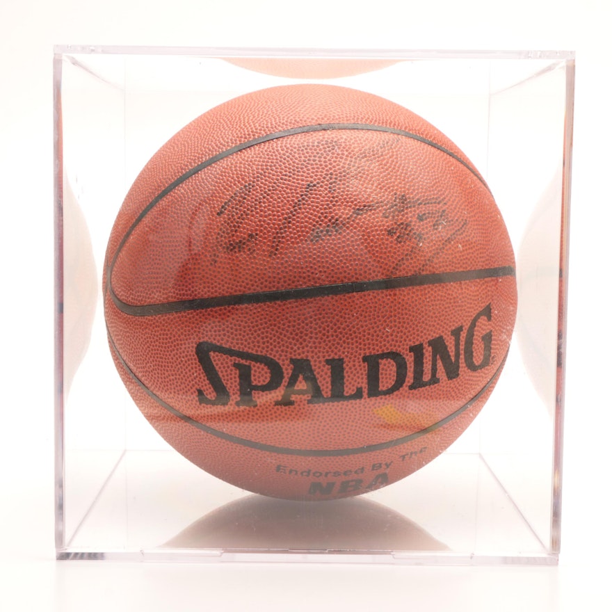 Ron Mercer Signed Basketball  COA