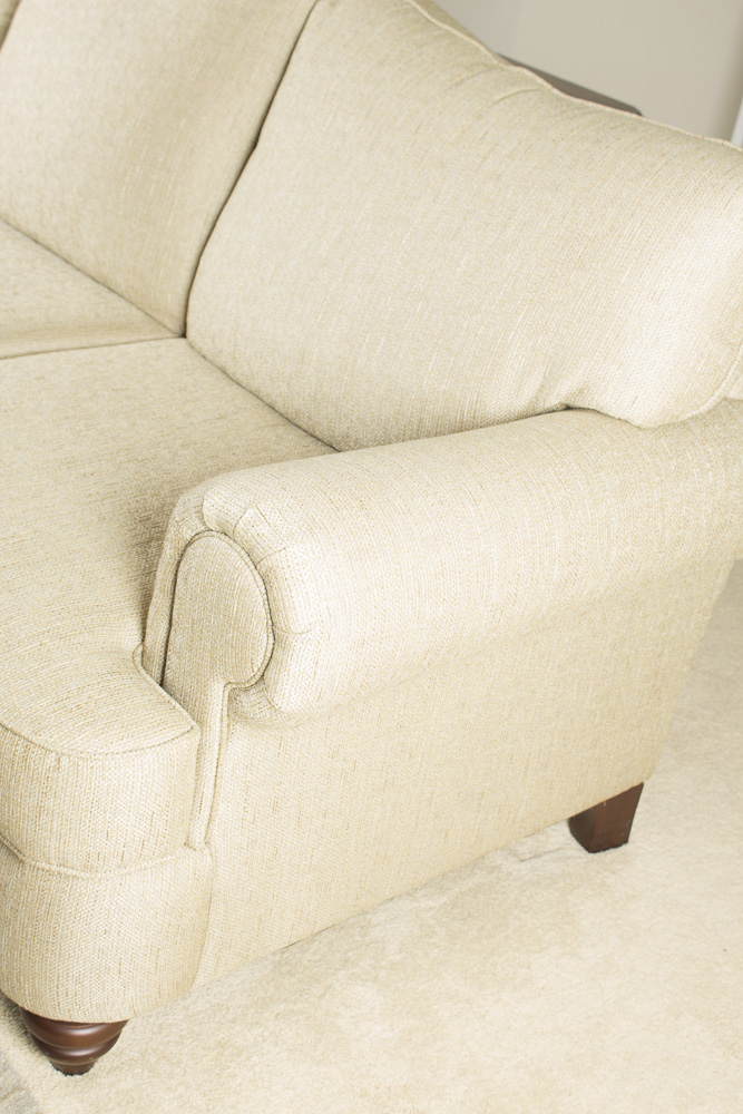 Contemporary Upholstered Sofa by Bassett