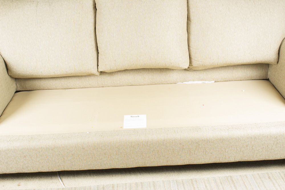 Contemporary Upholstered Sofa by Bassett