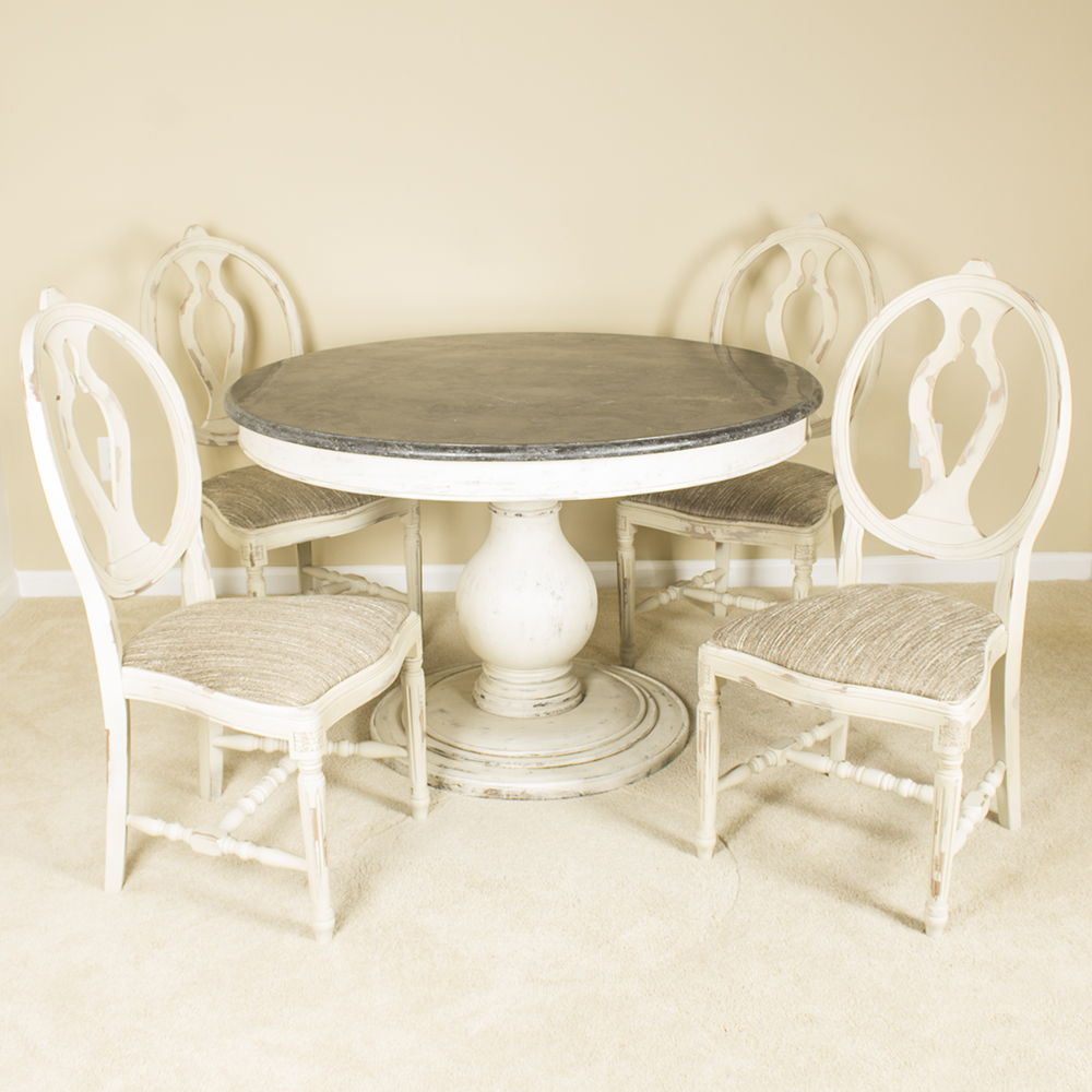 "Luca" Table and "Cecilia" Chairs by Arhaus