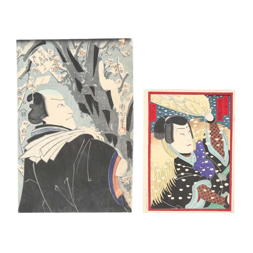 Ukiyo-e Woodblock Prints Including Kunichika