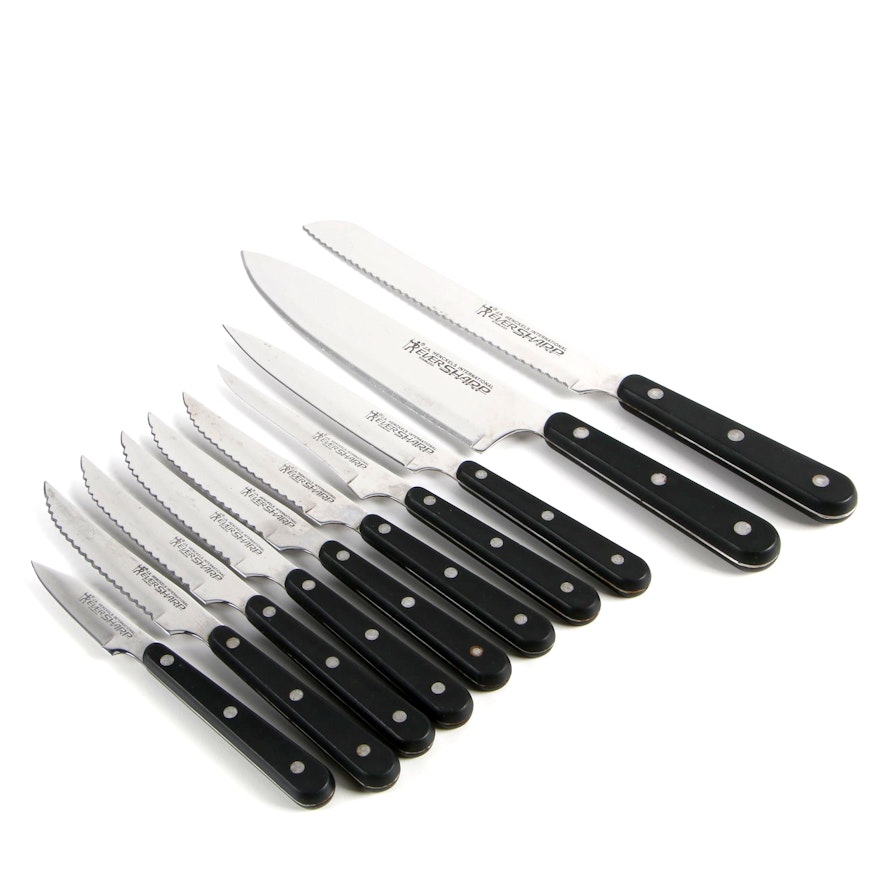 J.A. Henckels International EverSharp Ten-Piece Stainless Steel Cutlery Set