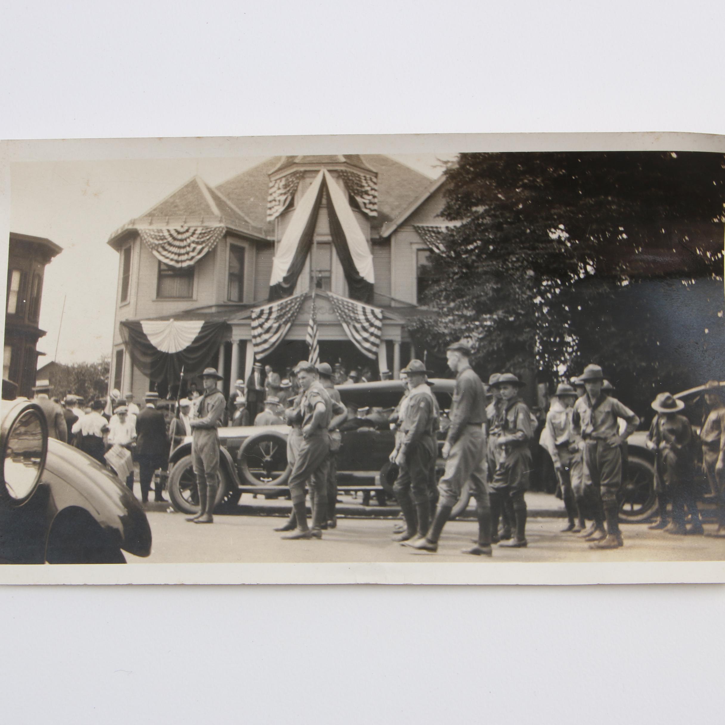 1933 "The Scout Executive" Catalog and Silver-Gelatin Photograph of Boy Scouts