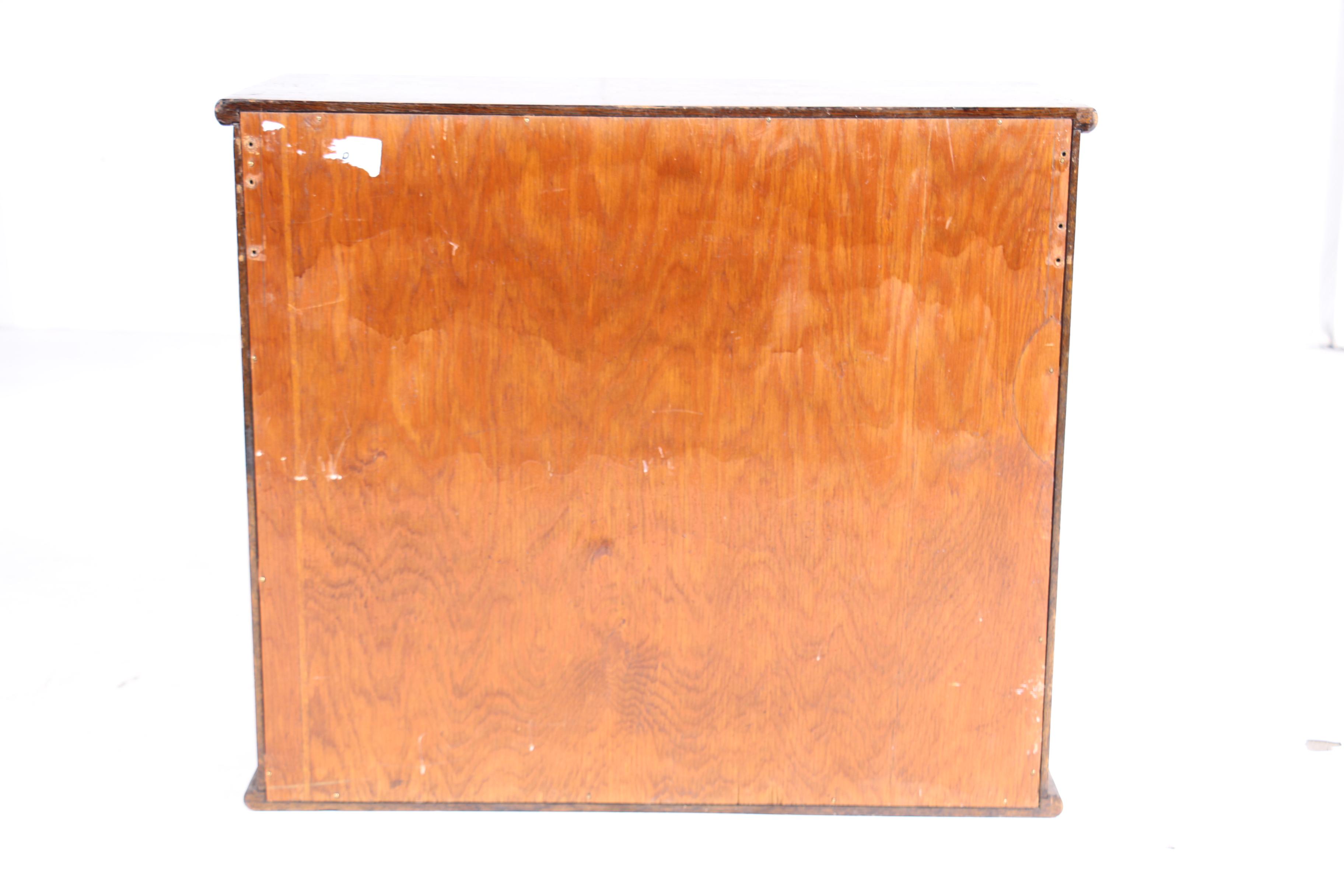 Hardware Store Oak Supply Chest by W.B. Jones Spring Co., Early 20th Century