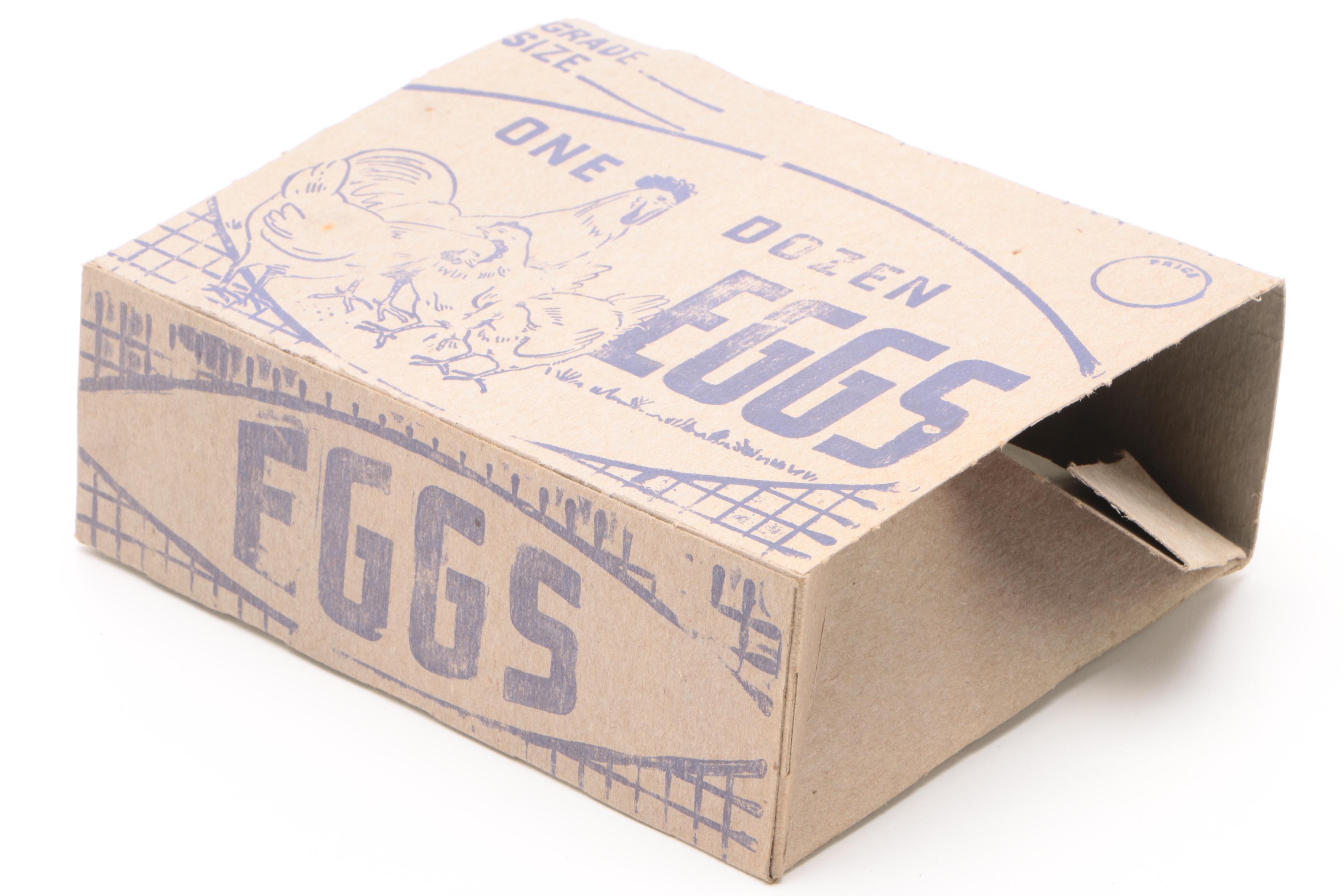 Antique Egg Beaters and Egg Carton