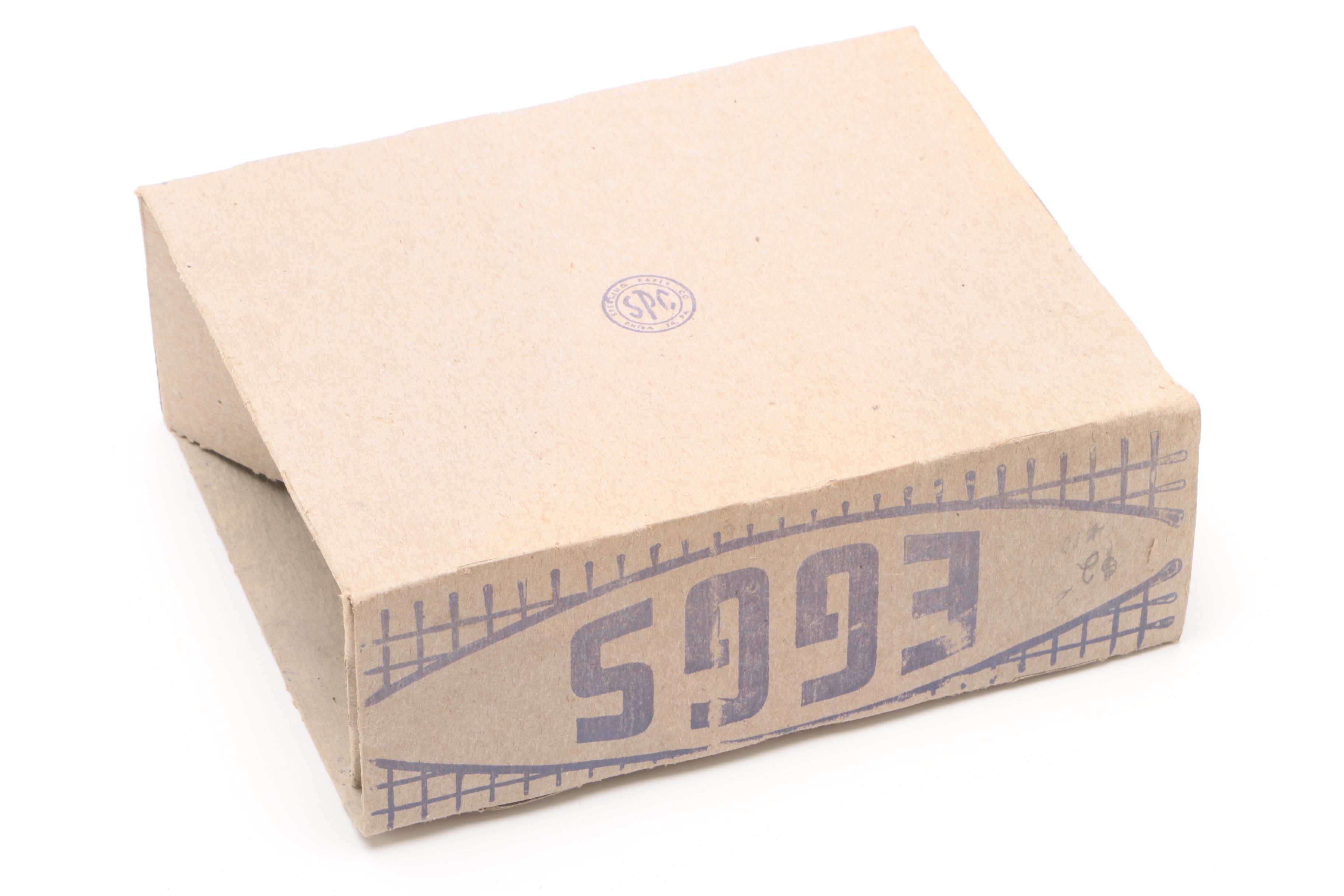 Antique Egg Beaters and Egg Carton