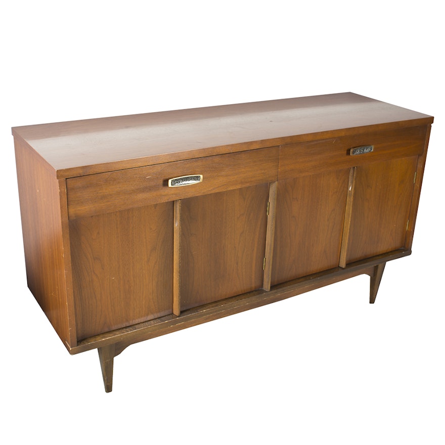 Mid Century Modern Walnut Buffet