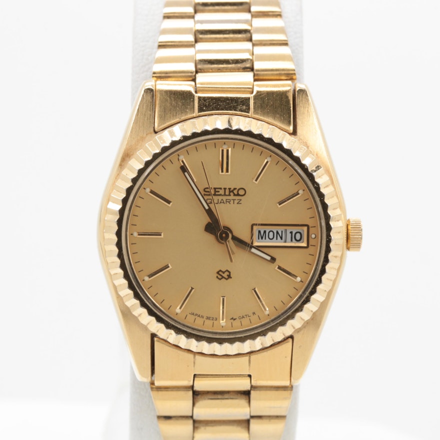 Seiko Gold Tone Wristwatch
