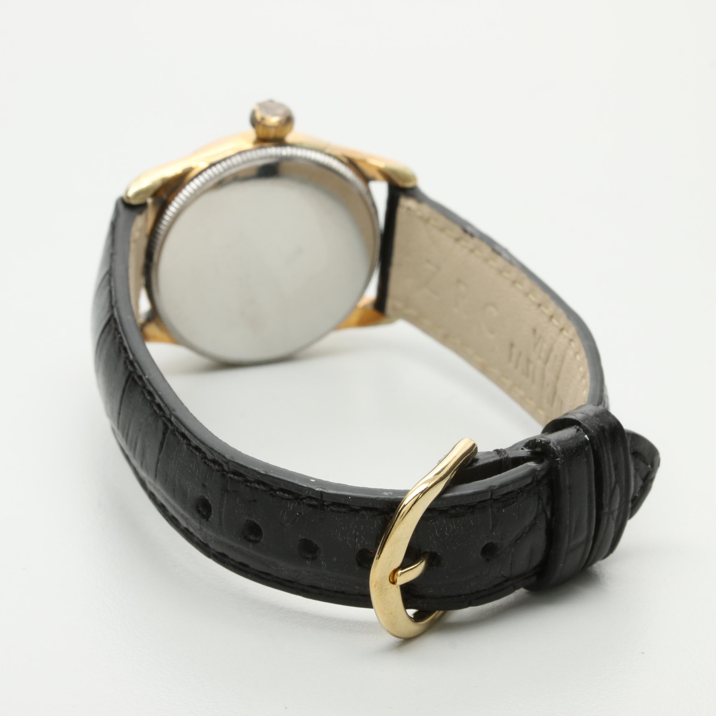 Circa 1940s Rolex Oyster Centregraph Stainless Steel Watch