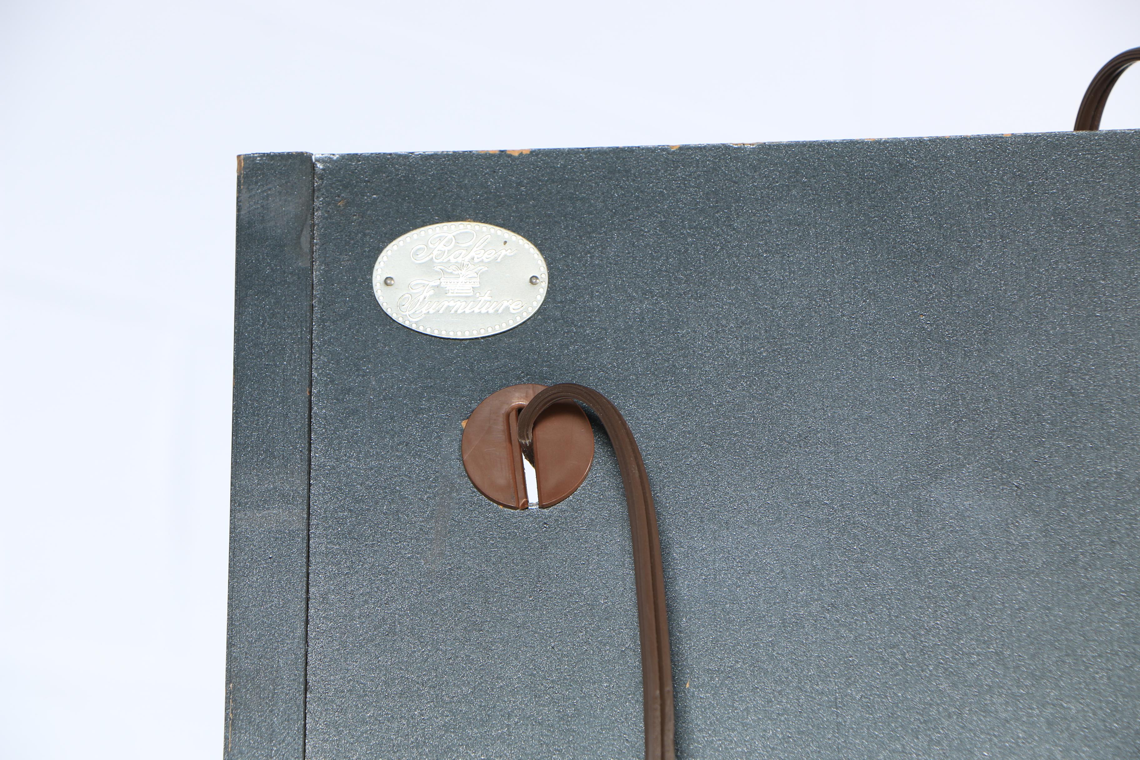 Storage Cabinet with Mirrored Doors and Lighted Top