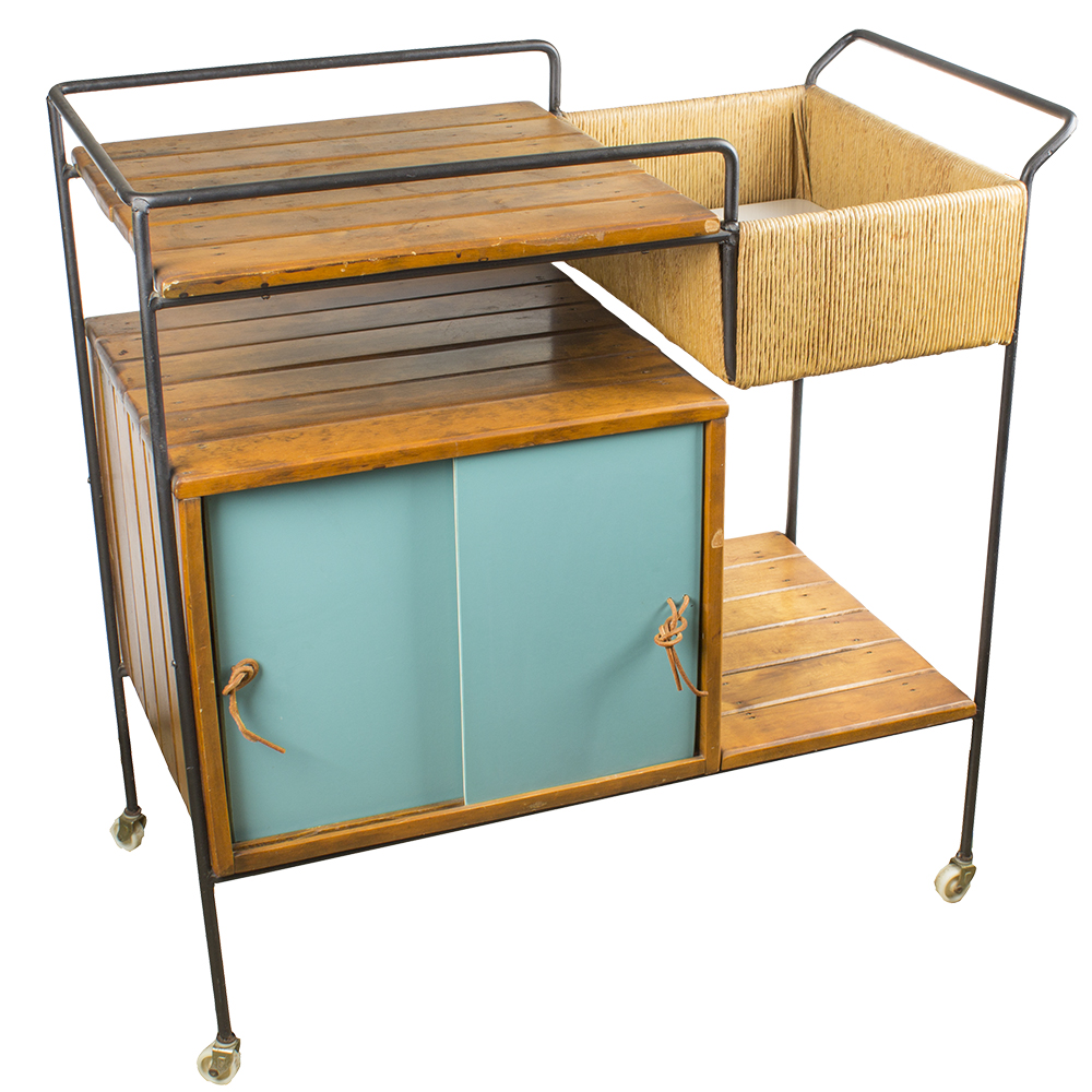 Arthur Umanoff Style Bar Cart