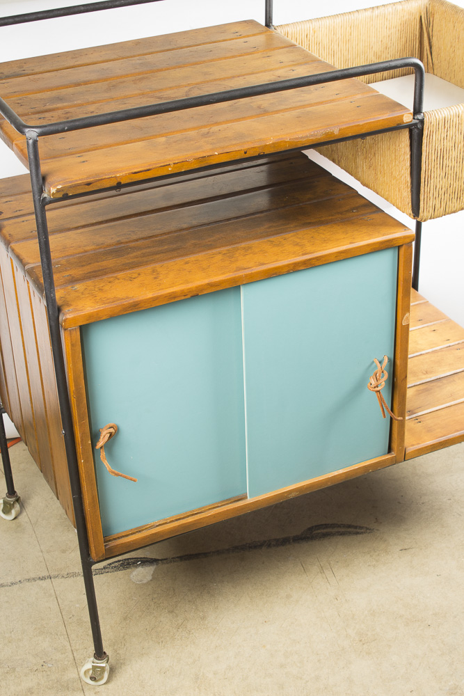 Arthur Umanoff Style Bar Cart