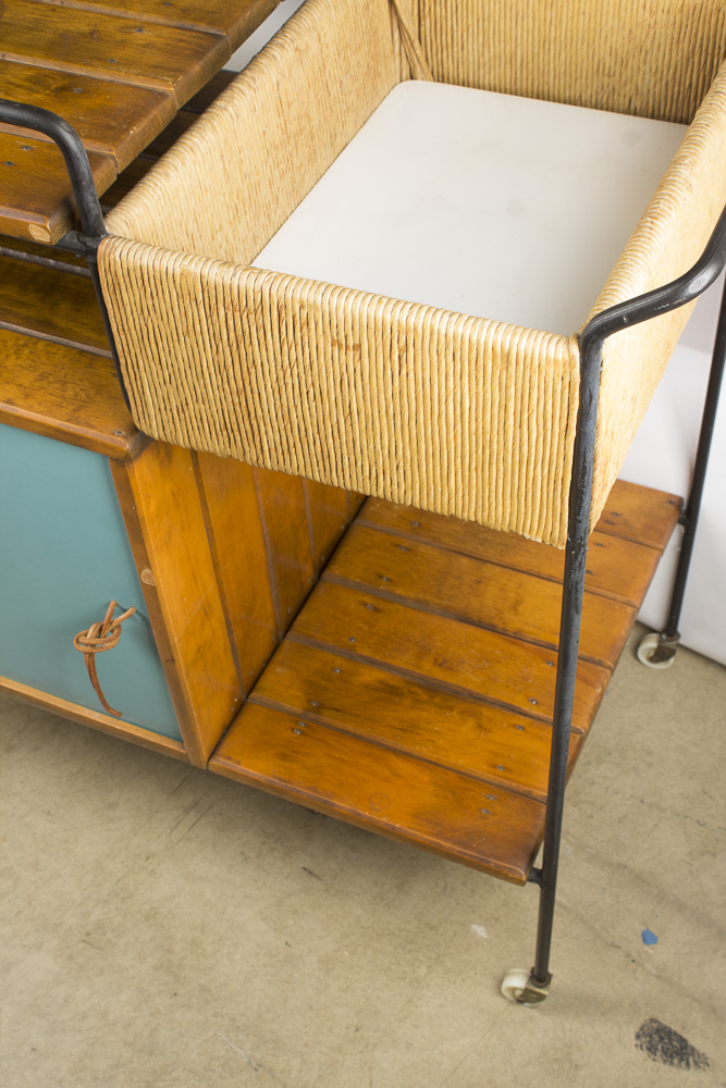 Arthur Umanoff Style Bar Cart