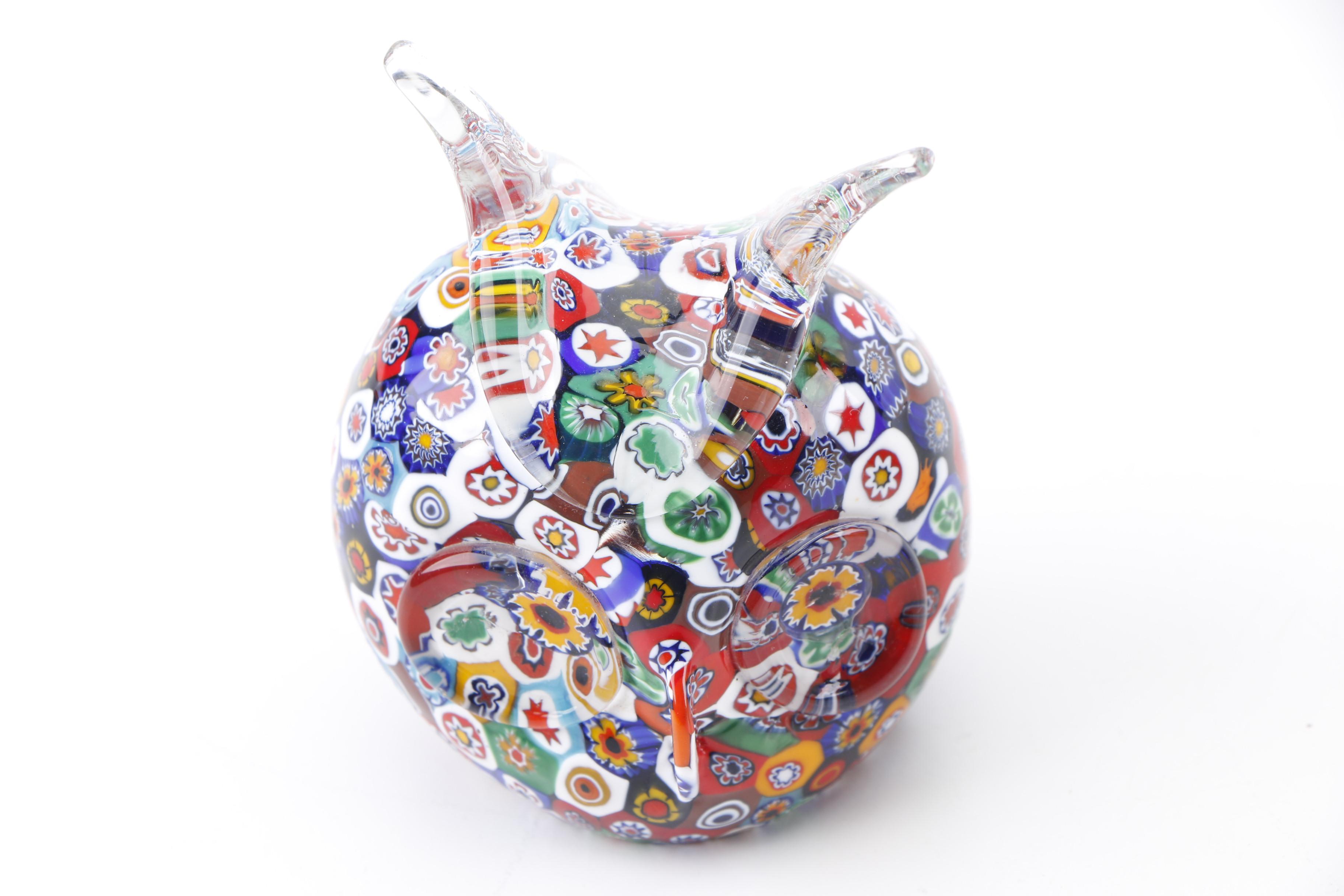 Royal Copenhagen, Italian Alabaster and Glass Owl Paperweights